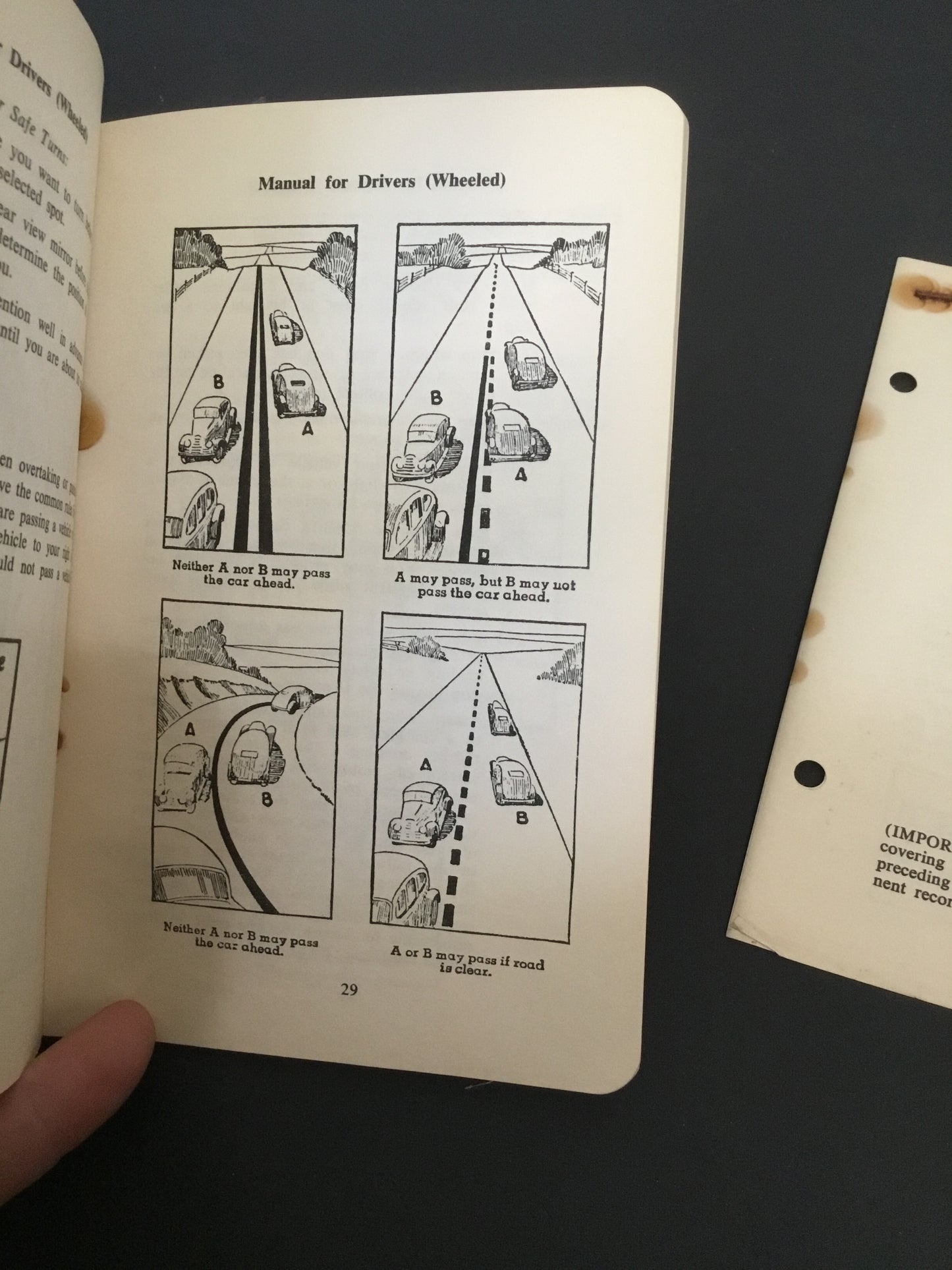 1957 Canadian army manual for Drivers wheeled vehicles