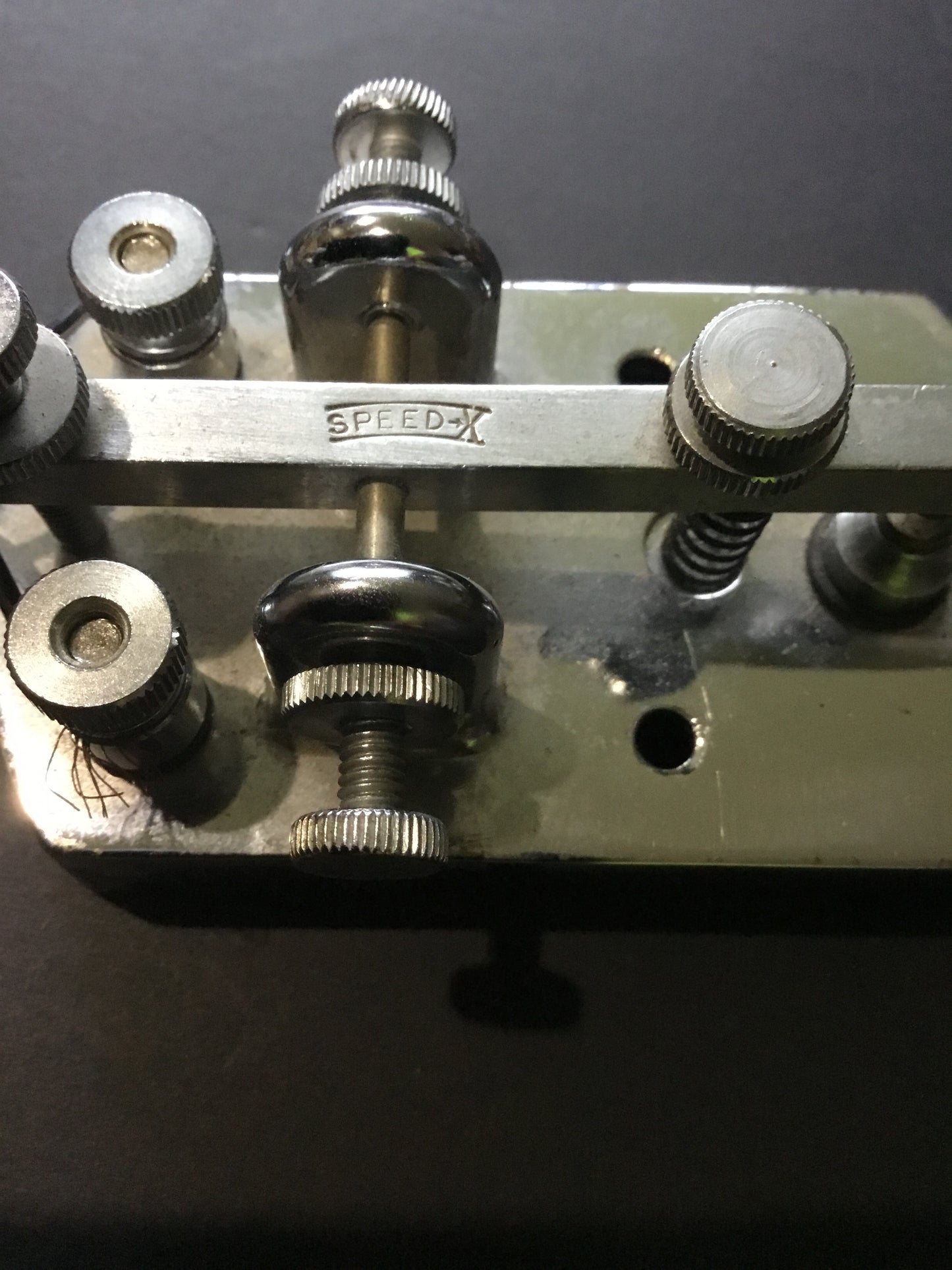 Vintage SPEED-X Telegraph Morse Code Transmitting Key