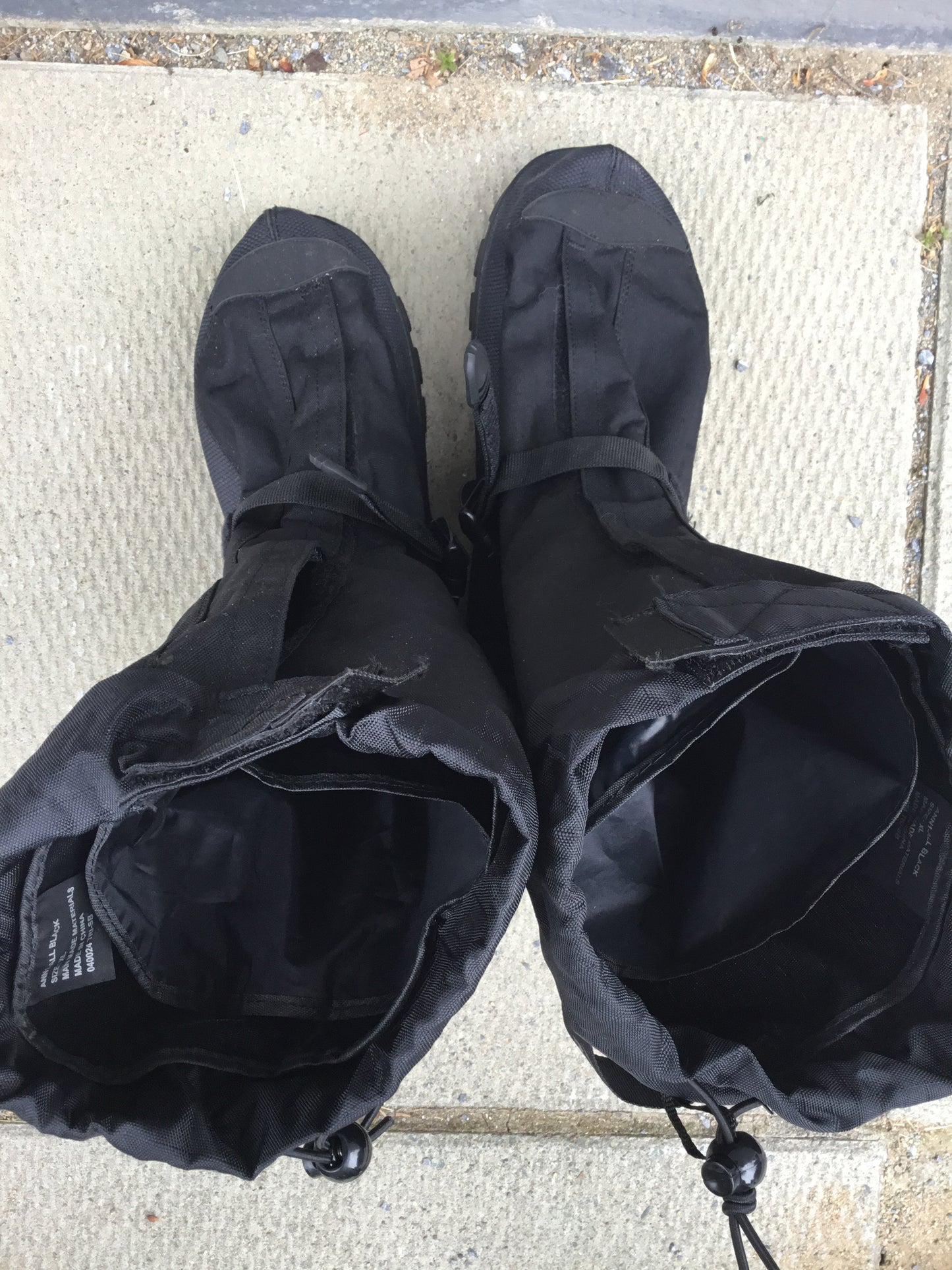 NEOS Waterproof Boot Covers, Black, size XLARGE or 11-12