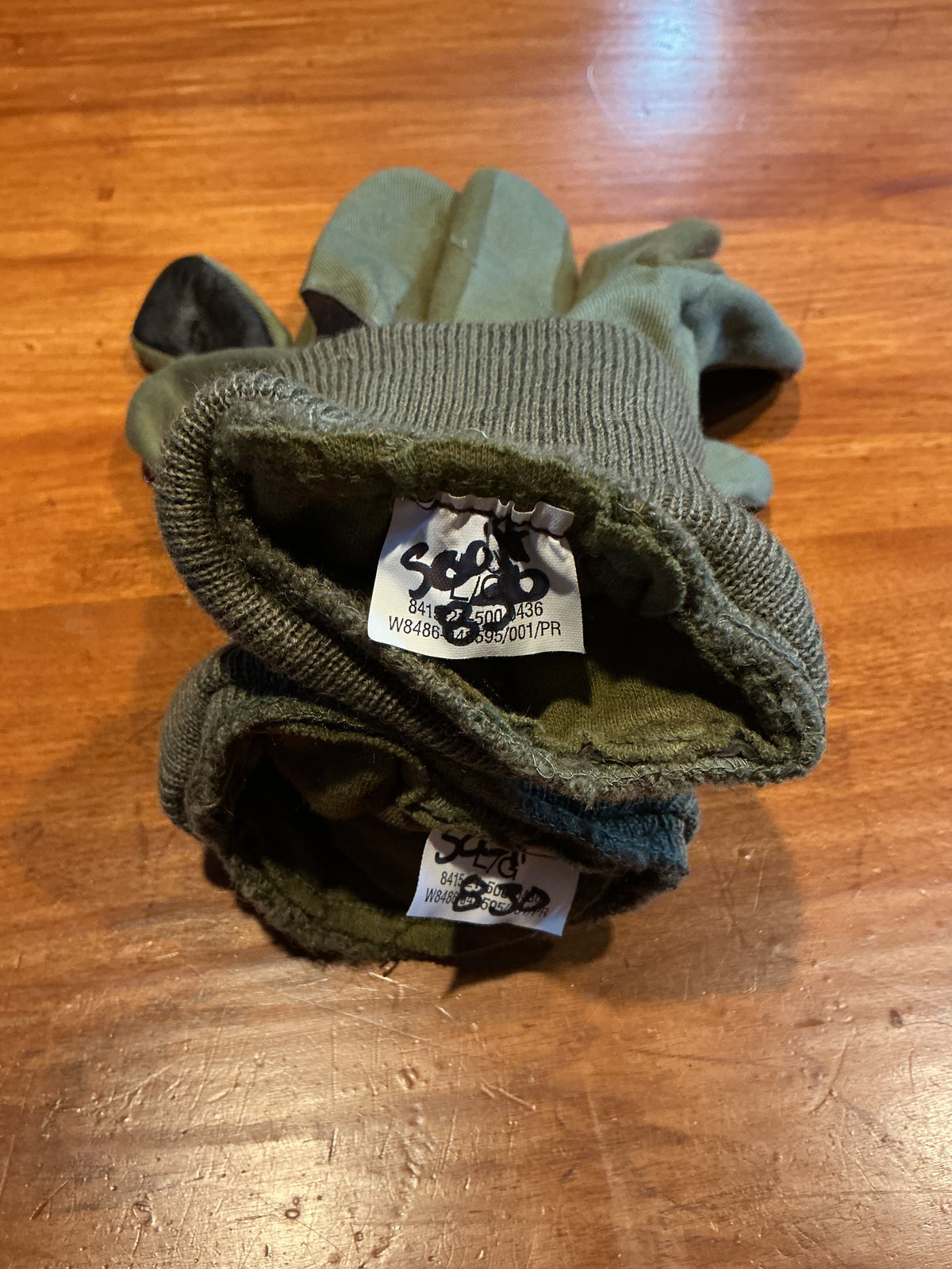 Vintage Milirary Gloves Mortar Gloves Large