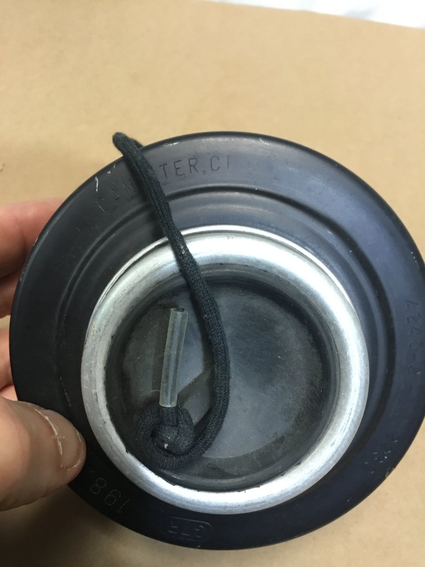 1980s C1 Canadian Gas Mask Filter .