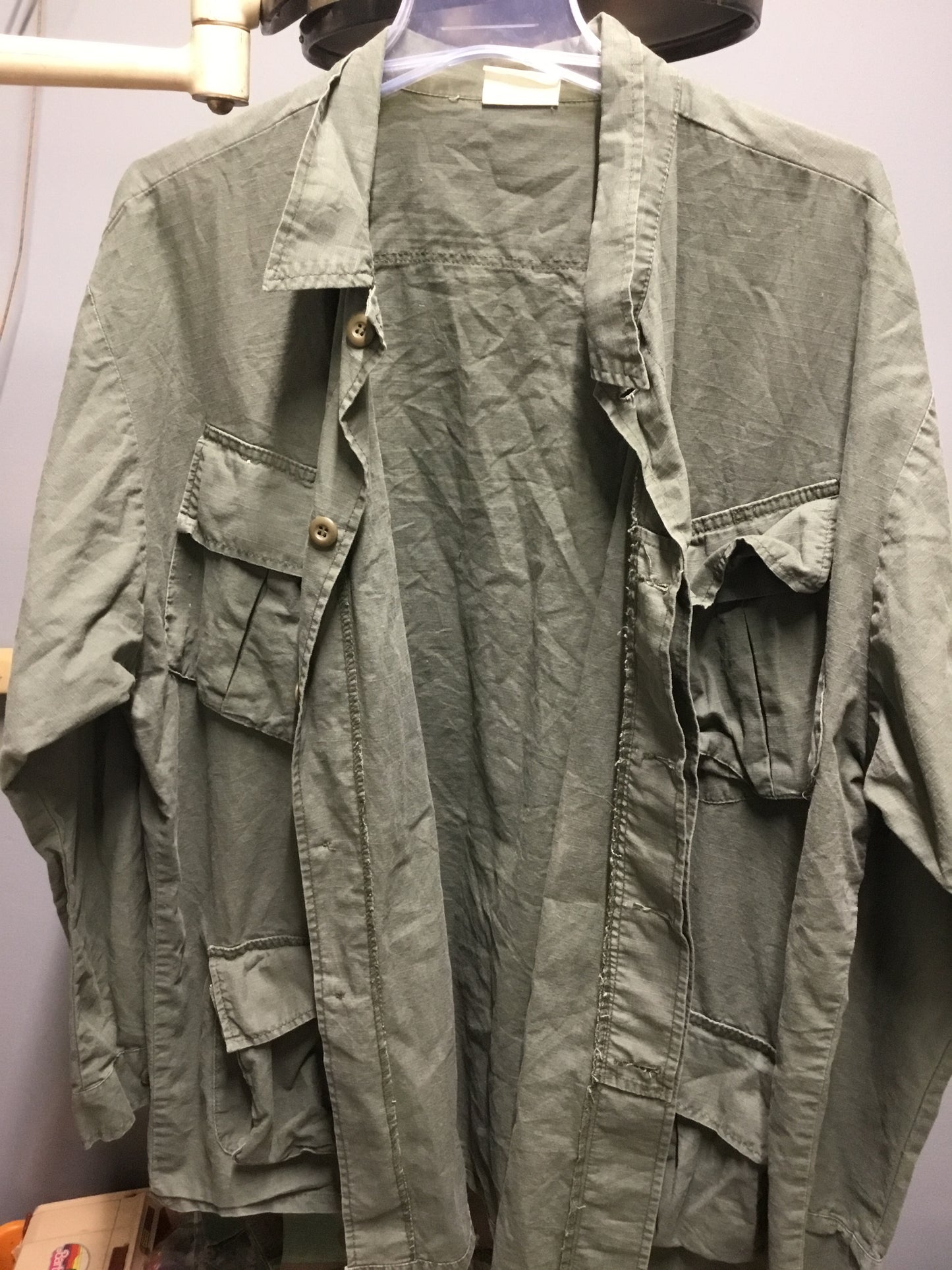 Vintage U.S. style BDU Shirt 100% Rip Stop Cotton XXL