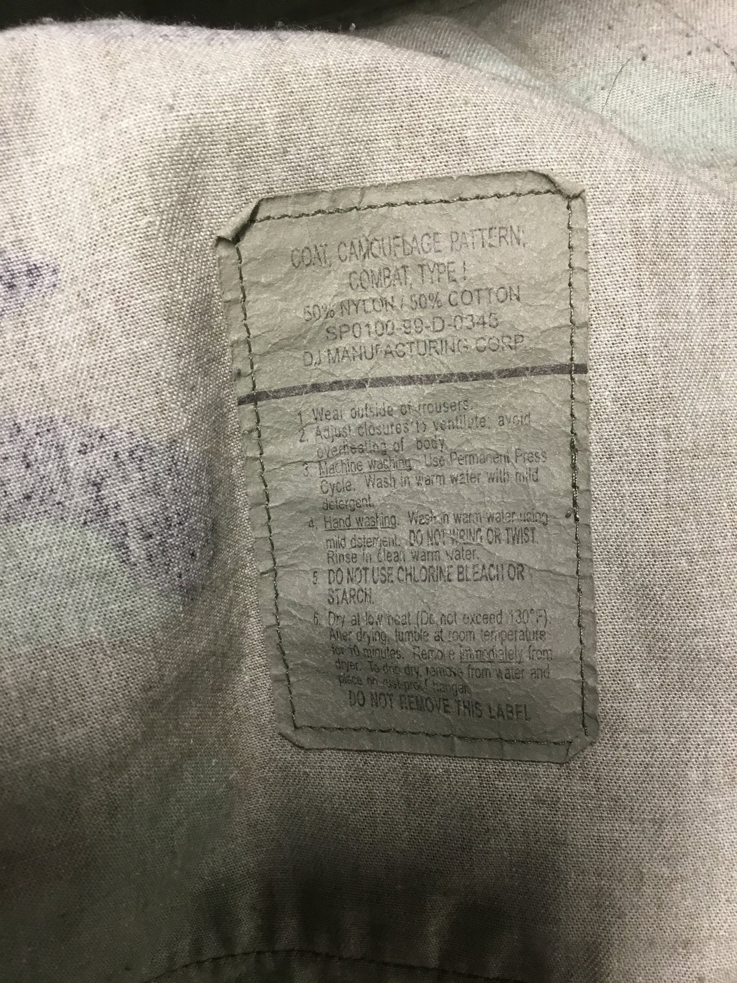 U.S. Woodland BDU Shirt with Airforce Insignia Medium