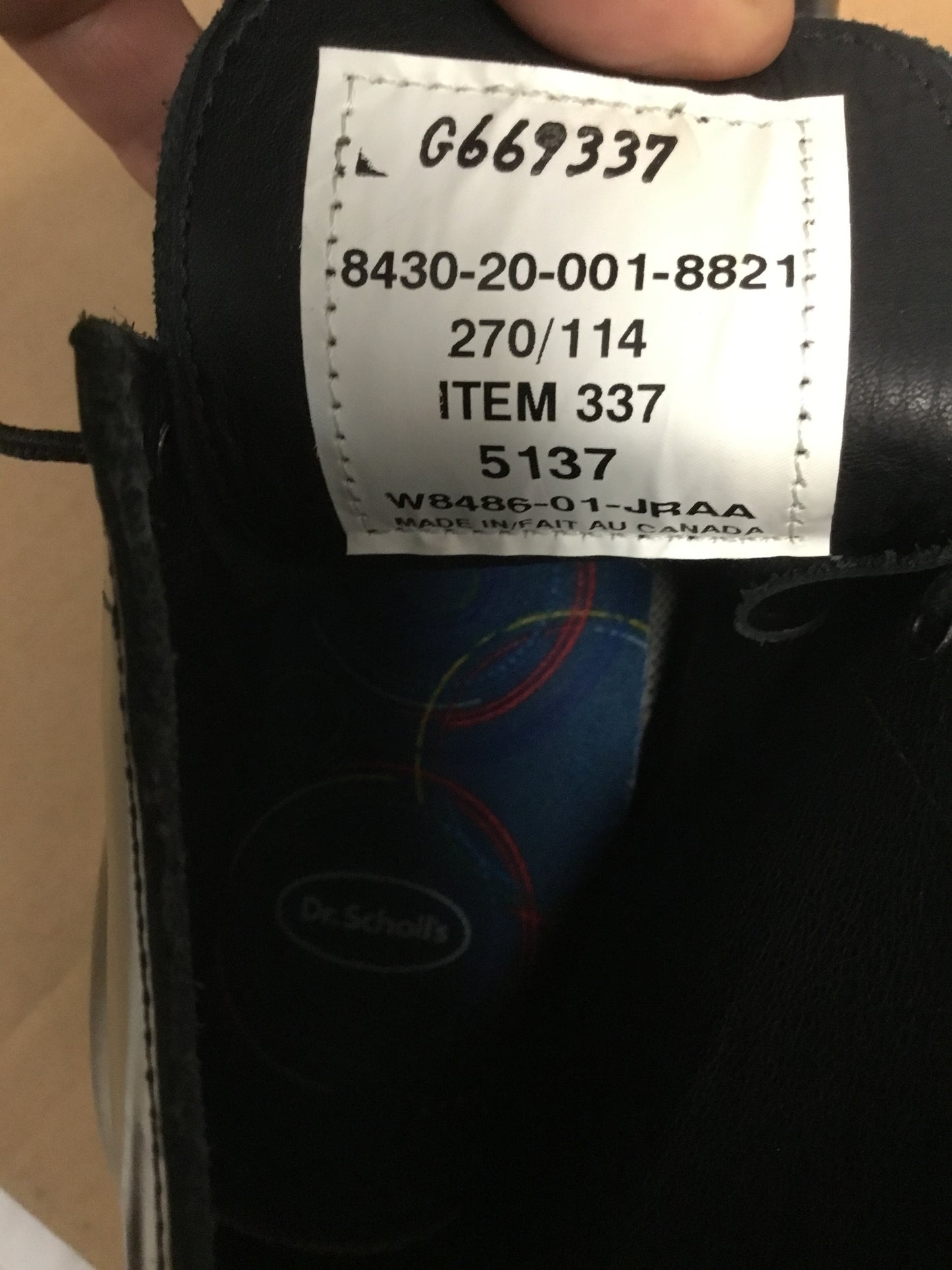 Canadian Forces Steel Toe Ankle /Dress Boots Size 10