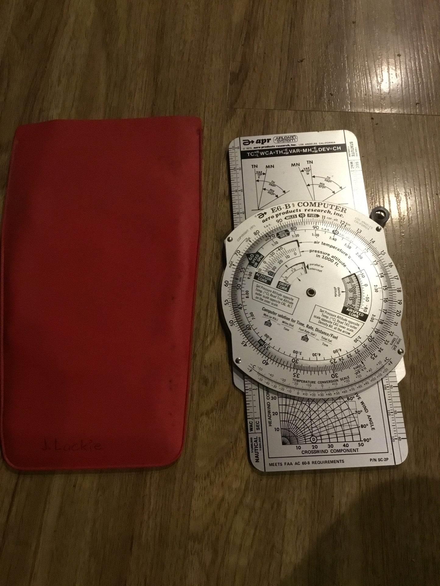 APR E6-B Aviators Flight Computer with Instructions