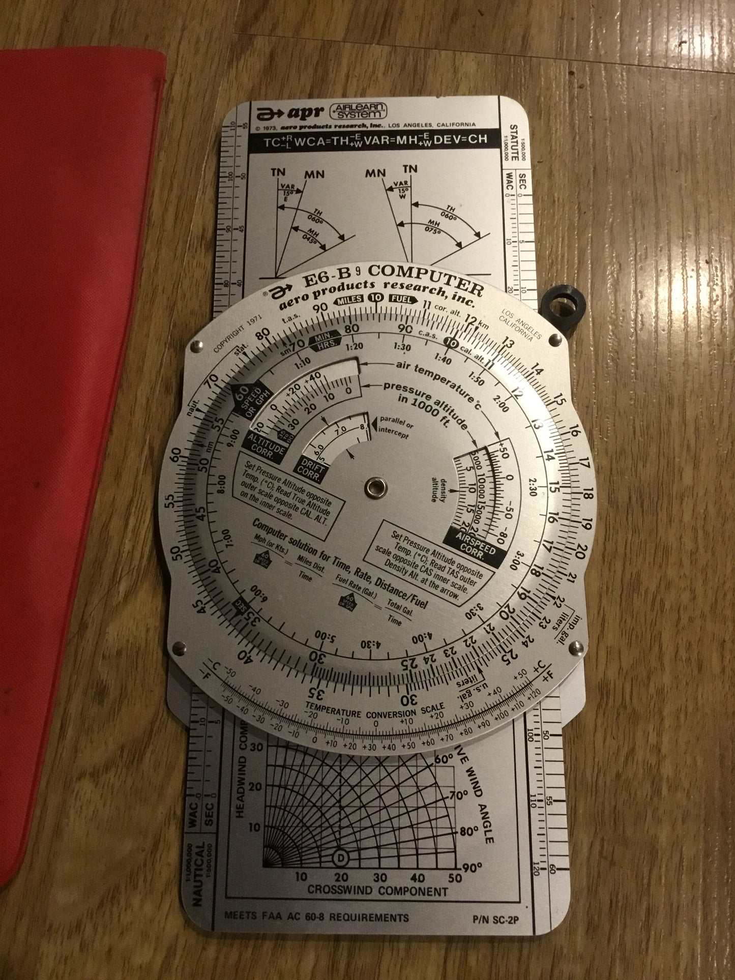 APR E6-B Aviators Flight Computer with Instructions