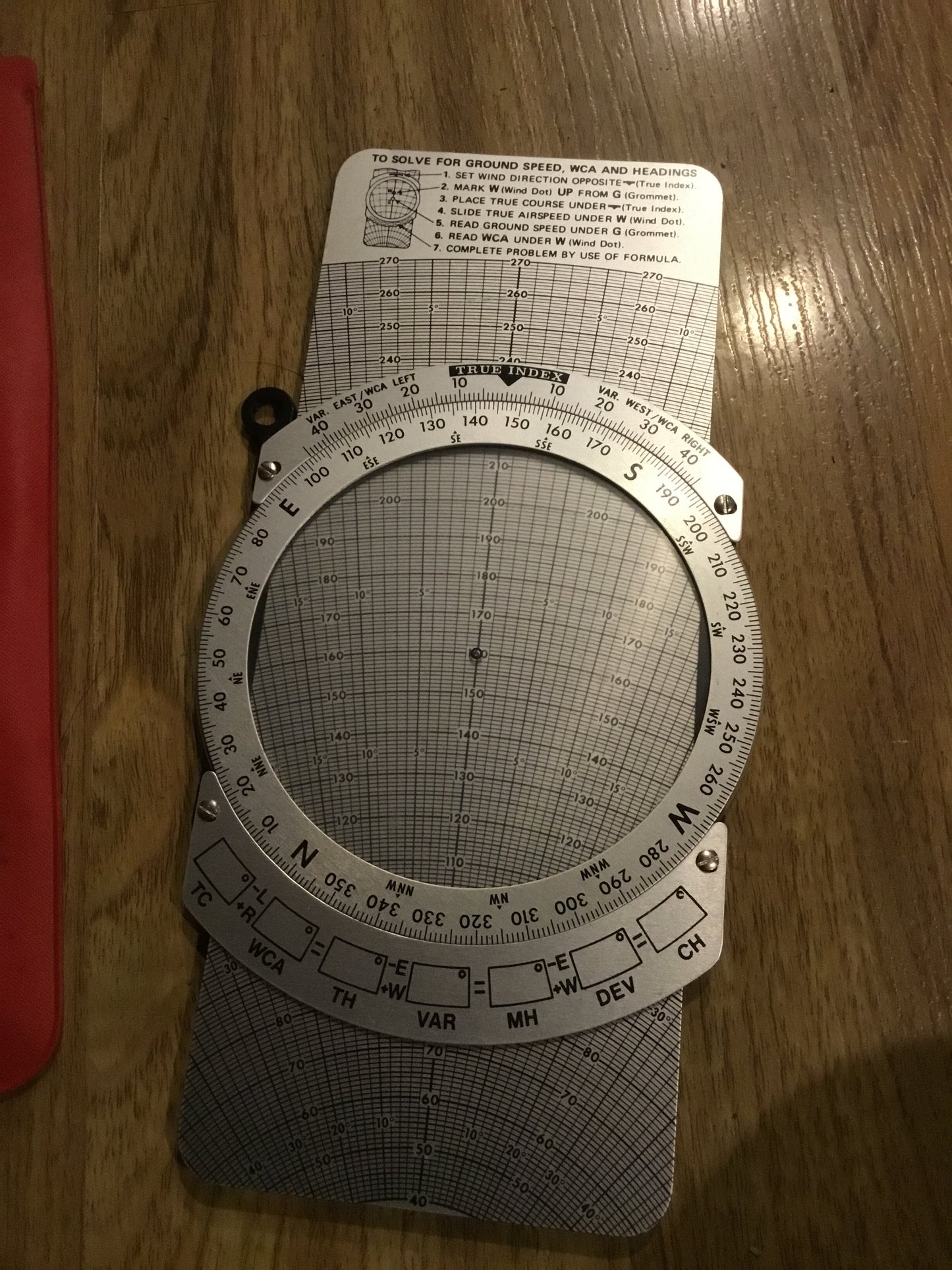 APR E6-B Aviators Flight Computer with Instructions