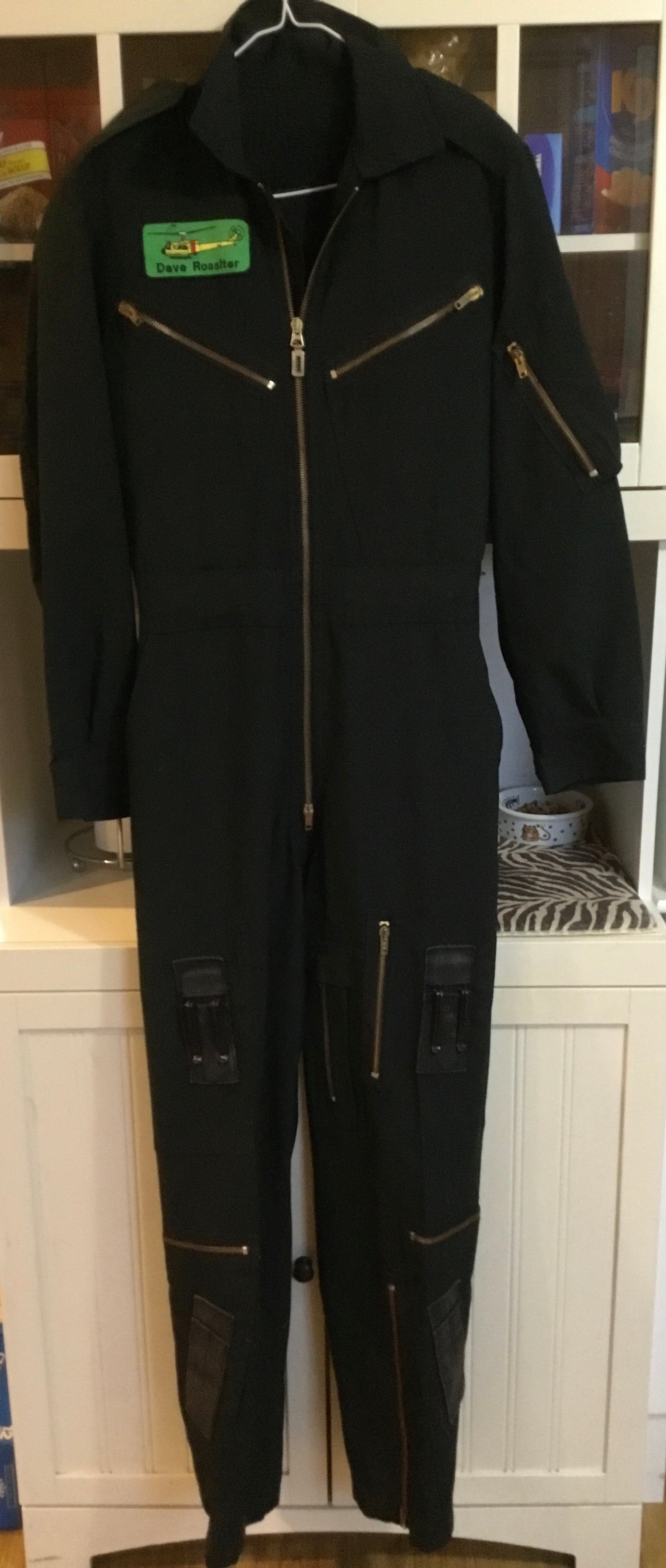Vintage Canadian Airforce Flight suit Dark Green Small