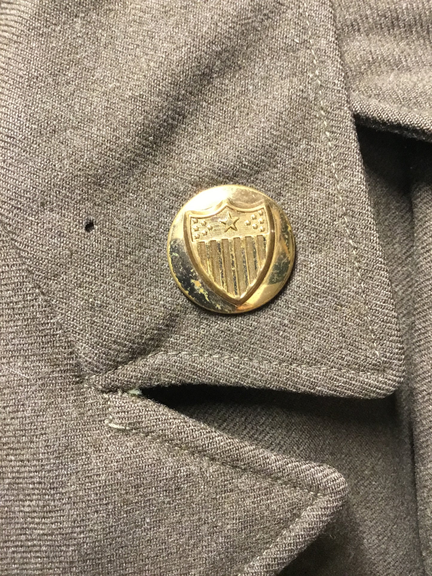 WWII U.S. ARMY ADJUTANT GENERAL'S CORPS M1944 WOOL FIELD JACKET