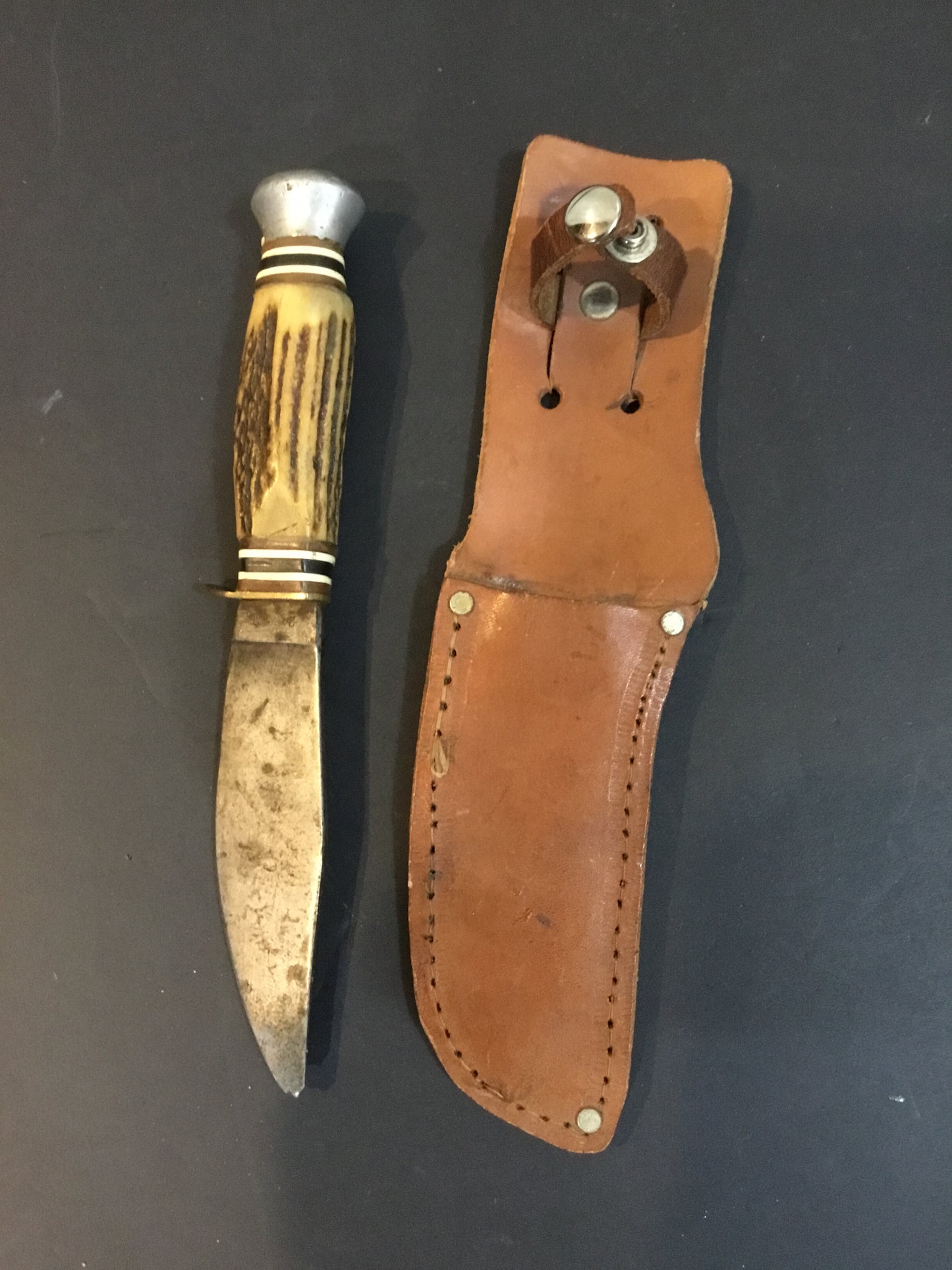 Vintage Lamplough Hunting Knife Solingen Germany