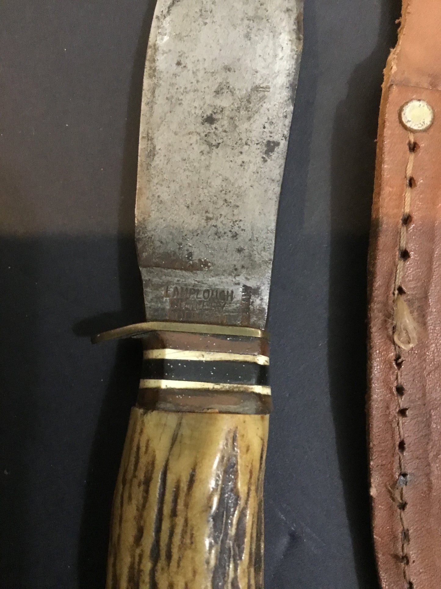 Vintage Lamplough Hunting Knife Solingen Germany