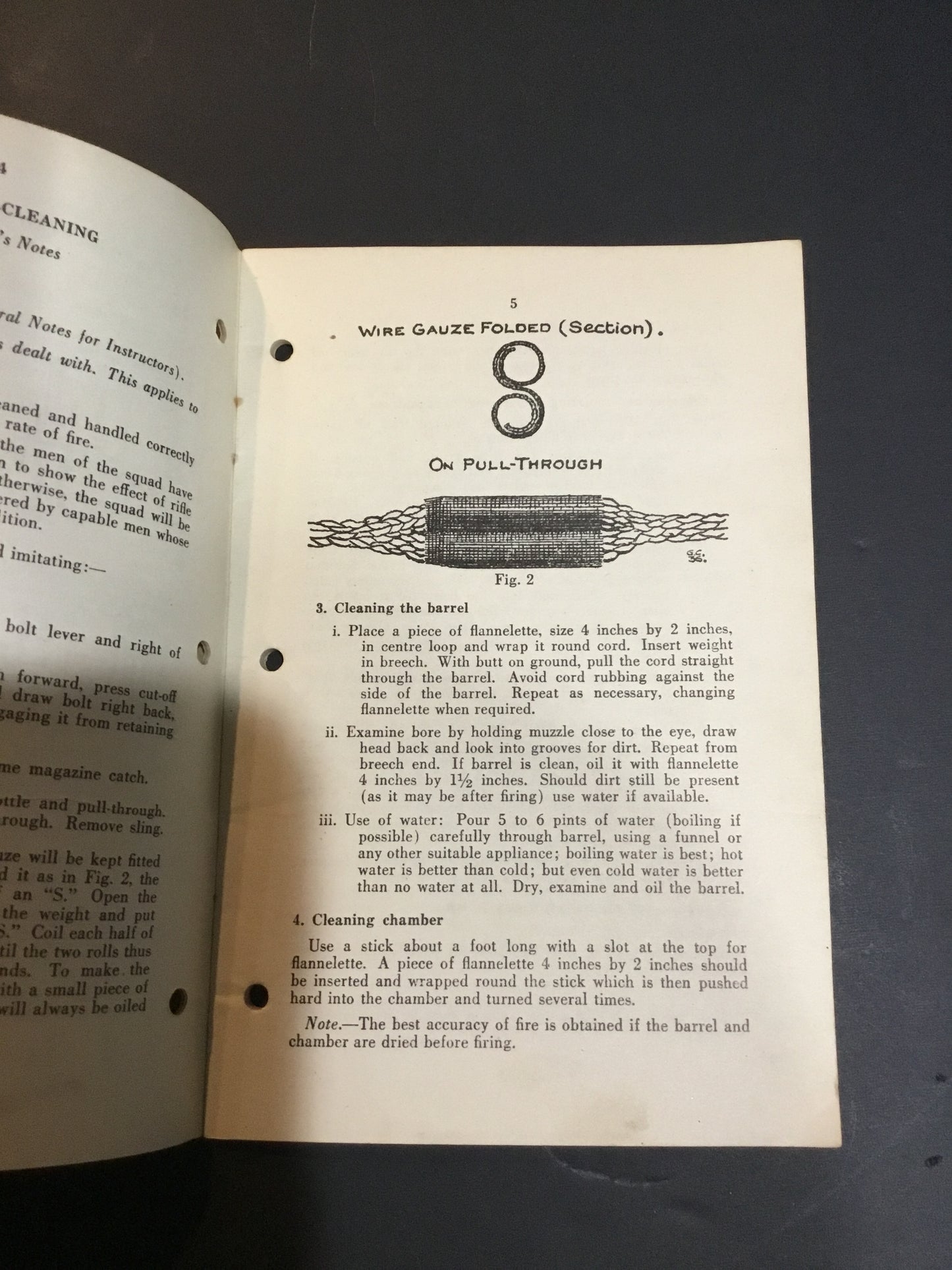 WW2 British Army Small Arms Training Rifle 1942 Pamphlet