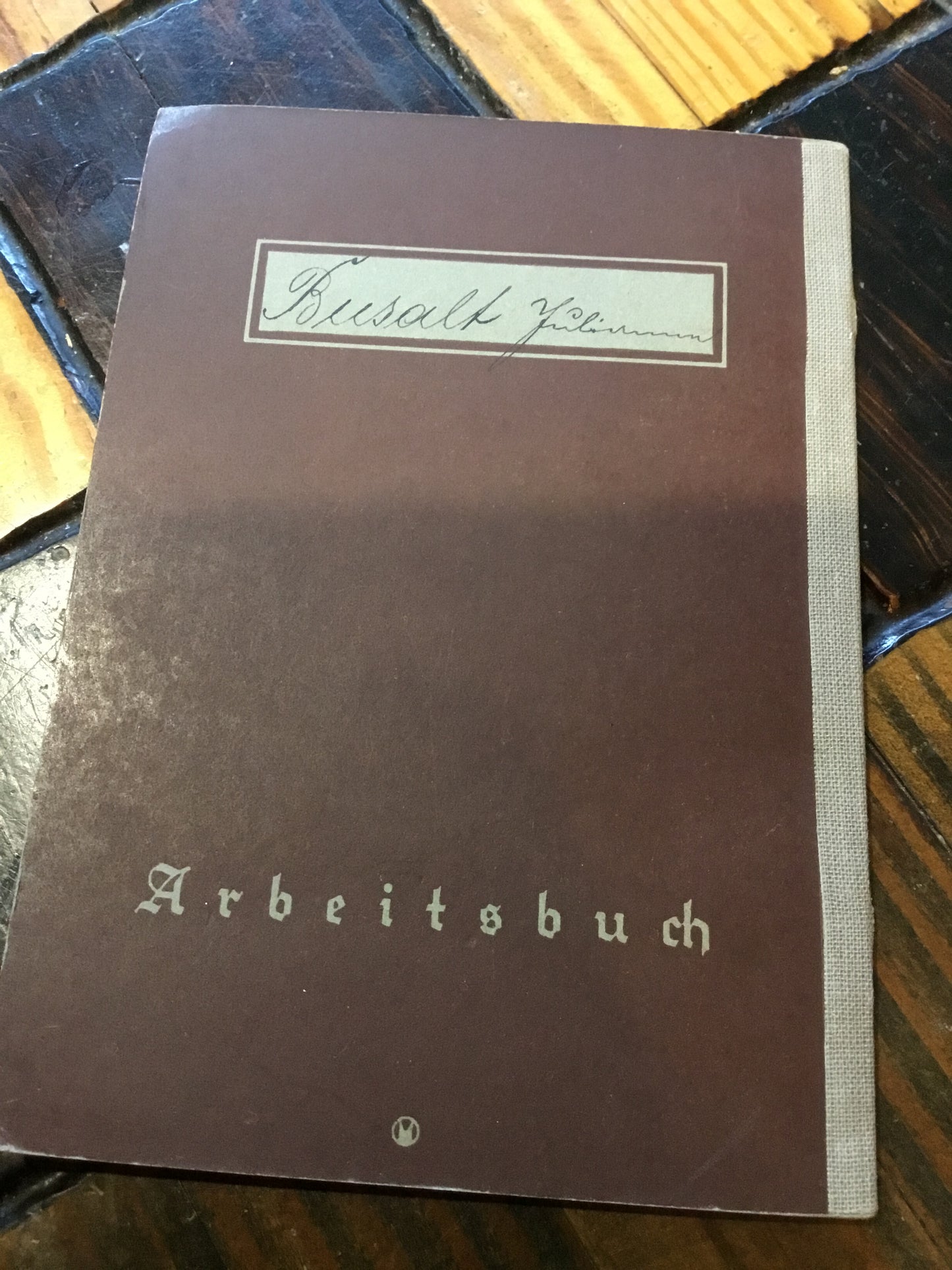 WW2 German Arbeitsbuch Employment Record Book