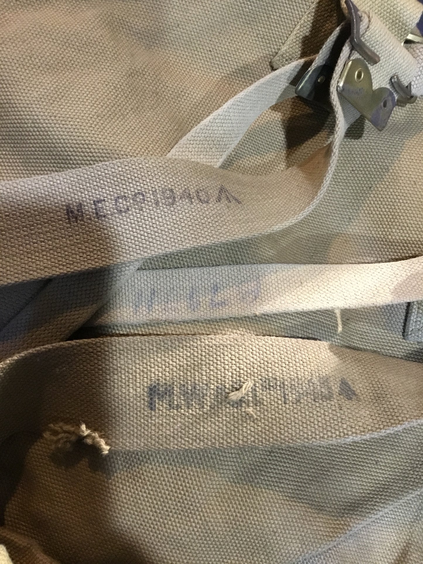 WW11 British large Pack with Straps Dated 1940