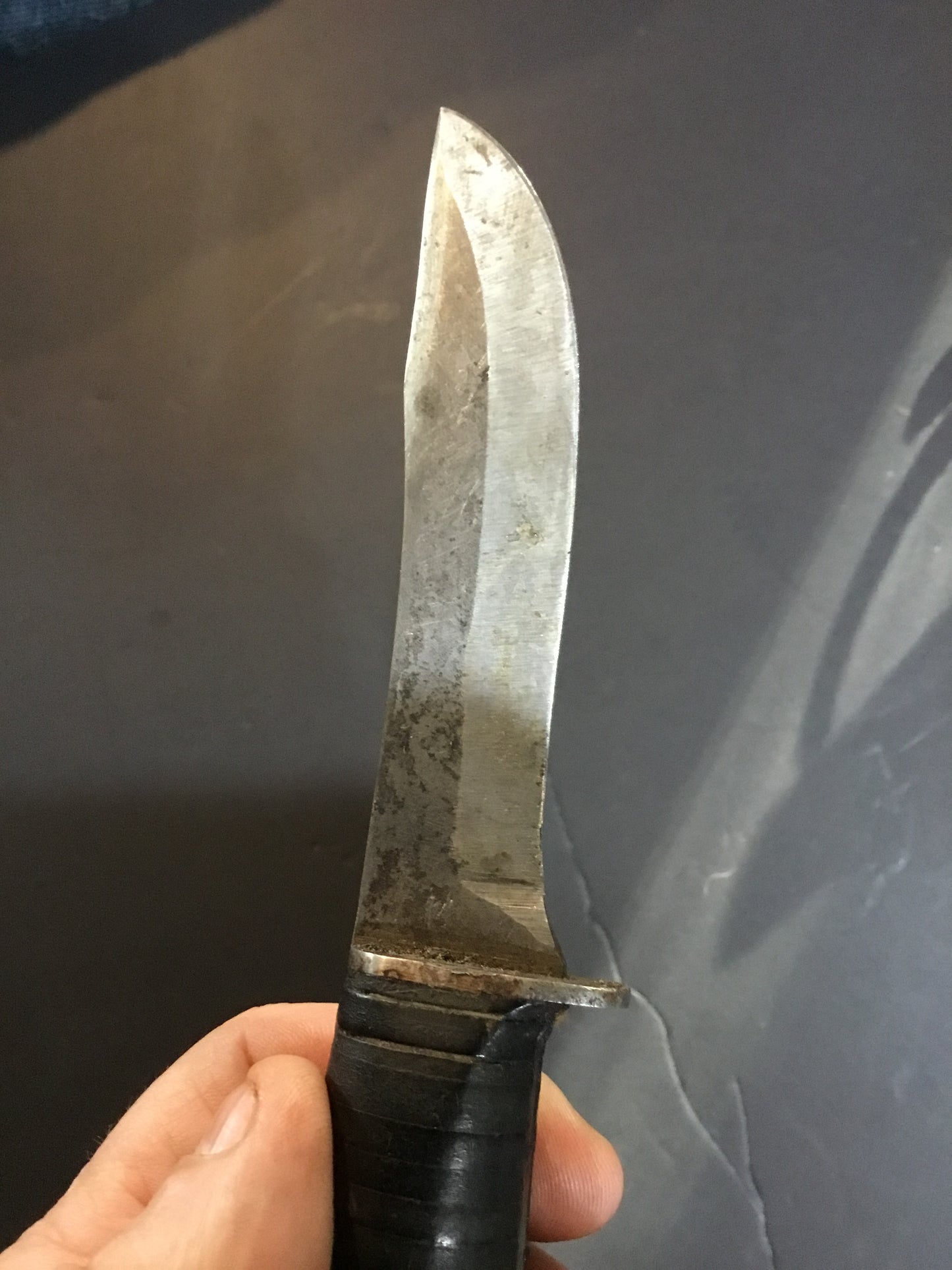 Vintage Fixed Blade Western Knife , USA Made