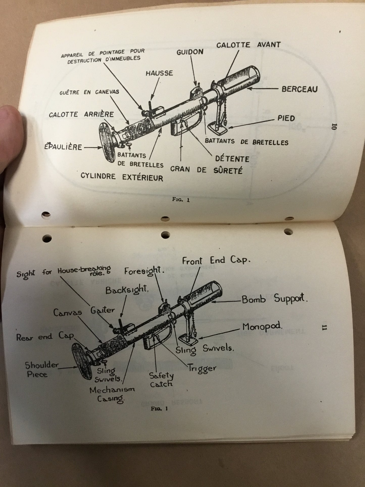 WW11 Canadian Small Arms Training Projector , Infantry Anti-Tank 1943