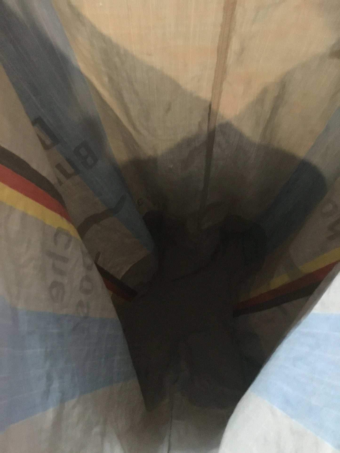 German Federal Air Mail Post Office Cloth Bag