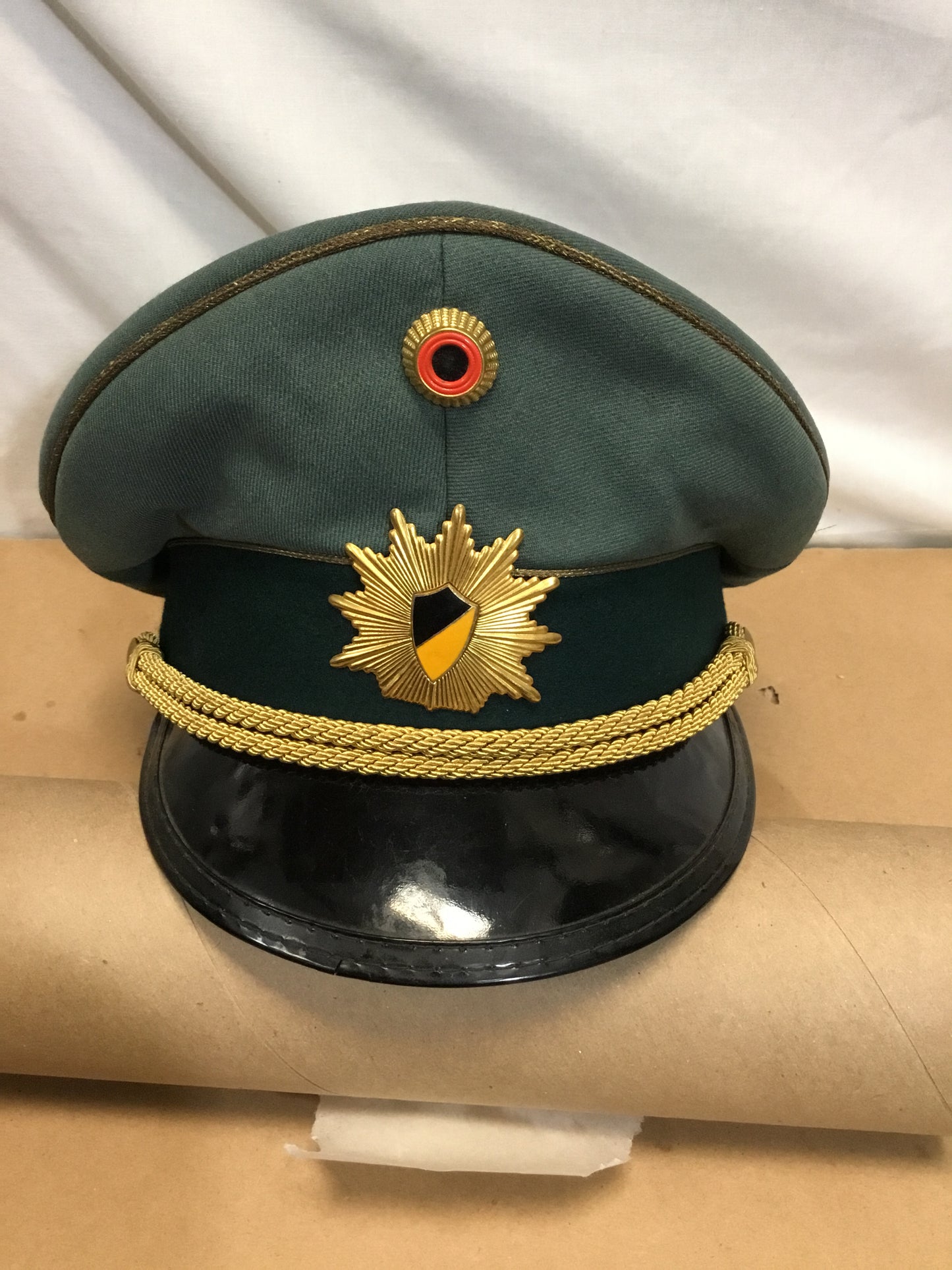 West German Cold War Police Cap with Baden Wurttemberg Badge