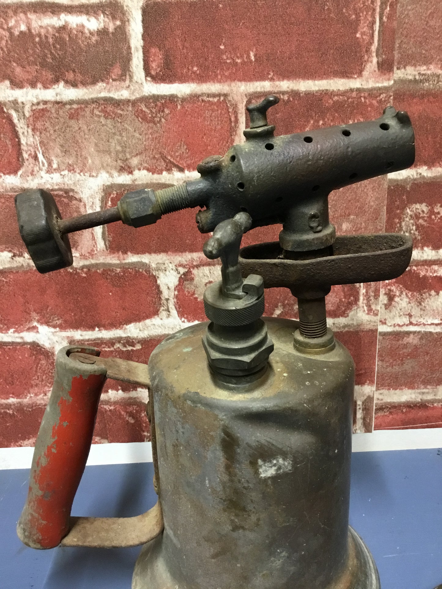 Antique Blow Torch with soldering Iron