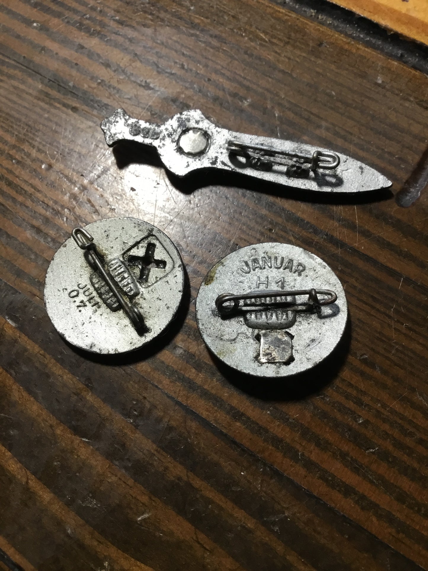 Lot of 3 WW2 German WHW Germanic Tinnies