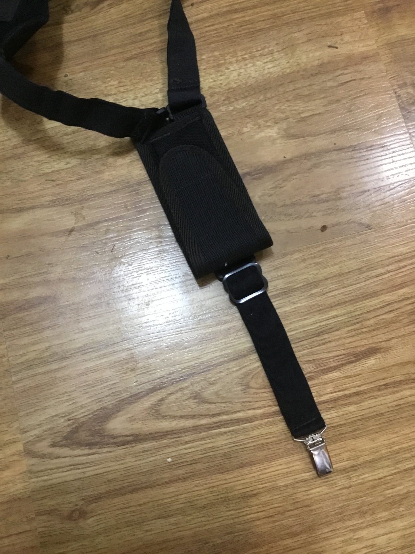 Vintage Uncle Mike's Black Kodra Nylon Sidekick Vertical Shoulder Holster