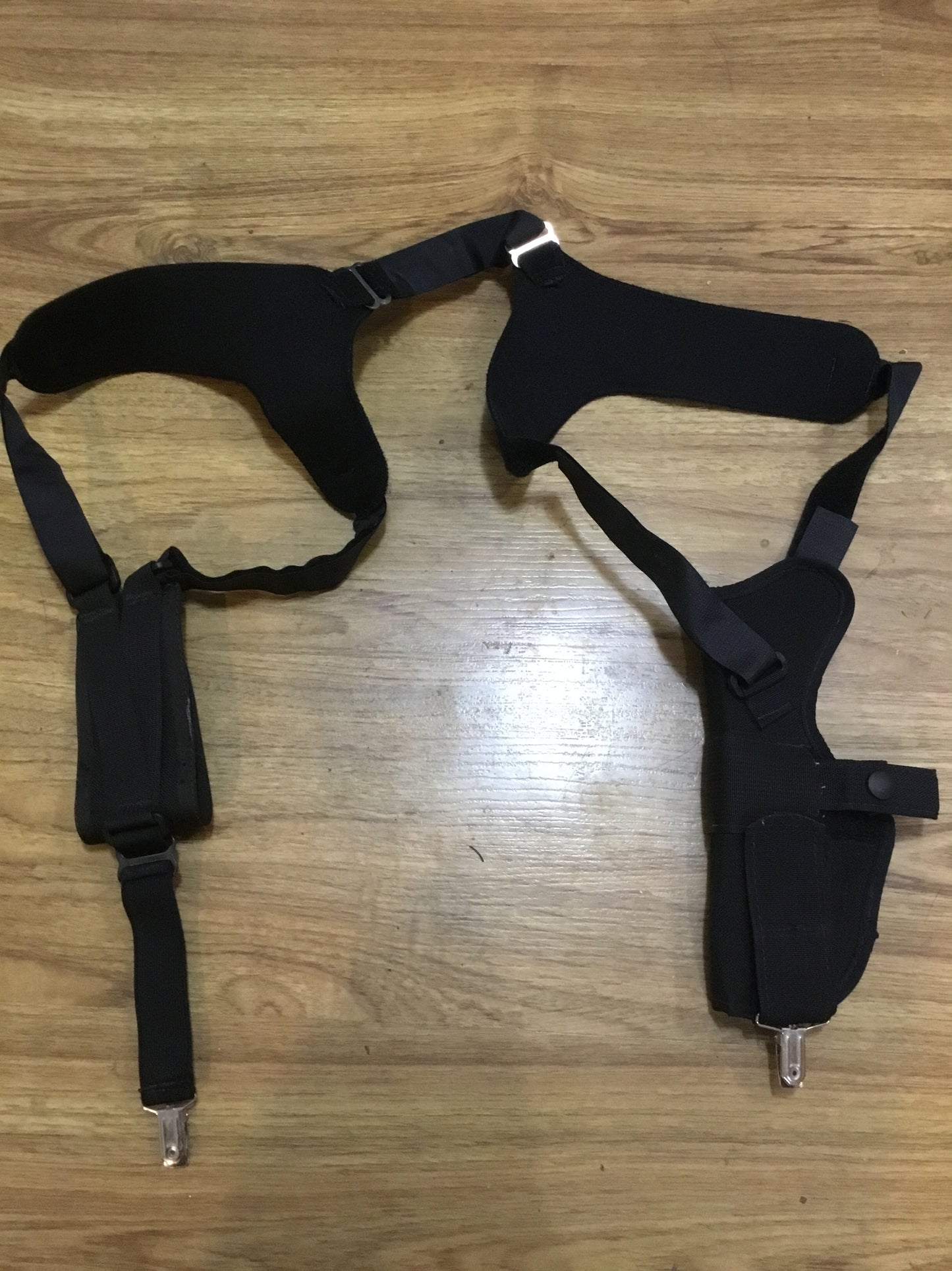 Vintage Uncle Mike's Black Kodra Nylon Sidekick Vertical Shoulder Holster