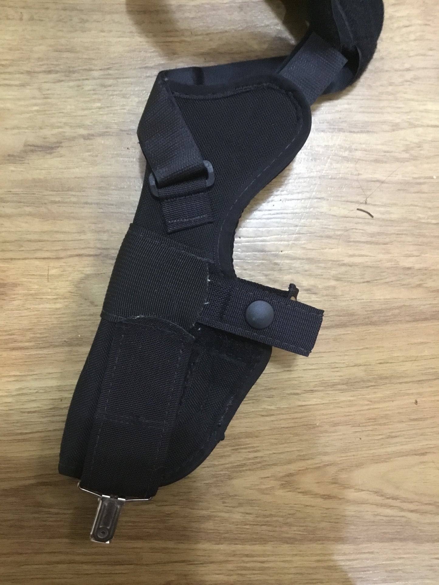 Vintage Uncle Mike's Black Kodra Nylon Sidekick Vertical Shoulder Holster