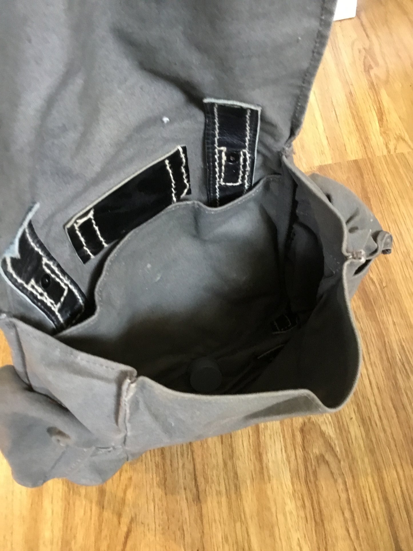 Military Vintage Austrian Haversack with Shoulder Strap
