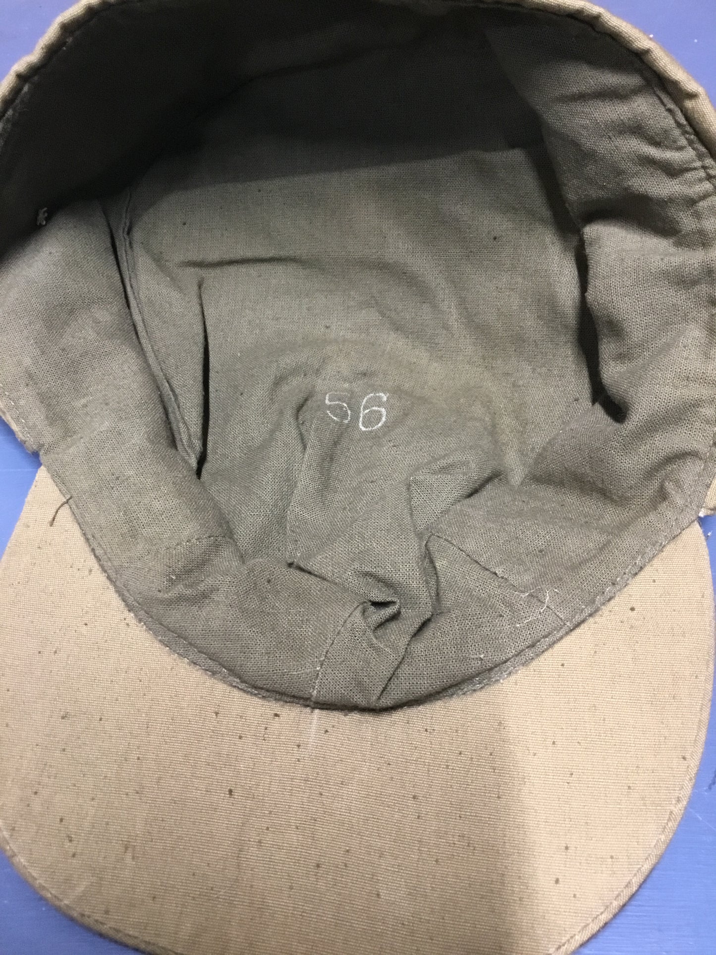 Russian/Soviet Camouflage cap with ear tabs, Medium