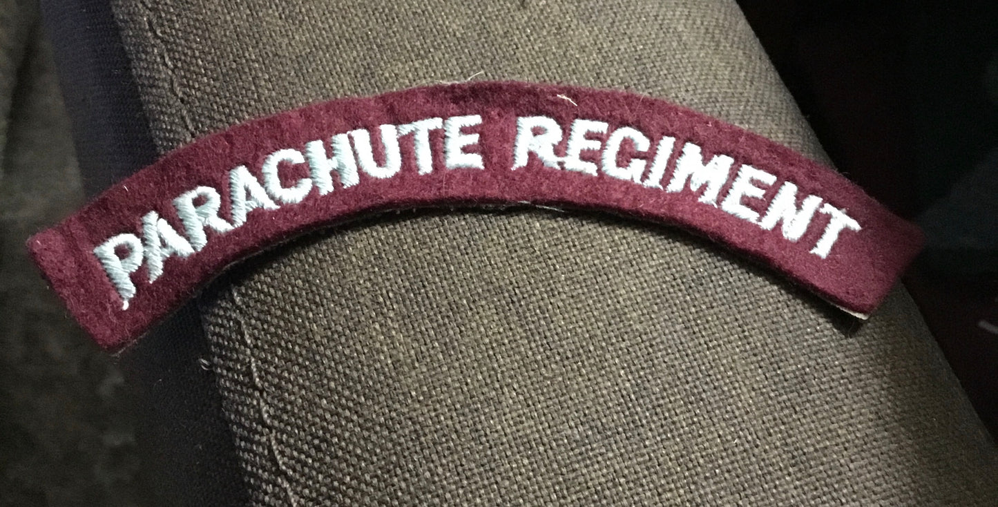 British Army shoulder title for the Parachute Regiment