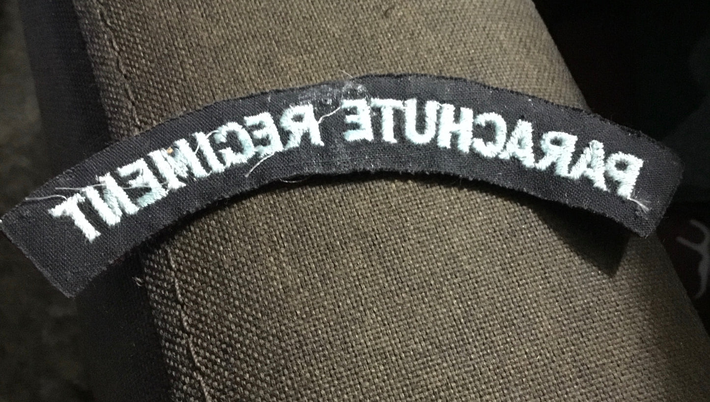British Army shoulder title for the Parachute Regiment
