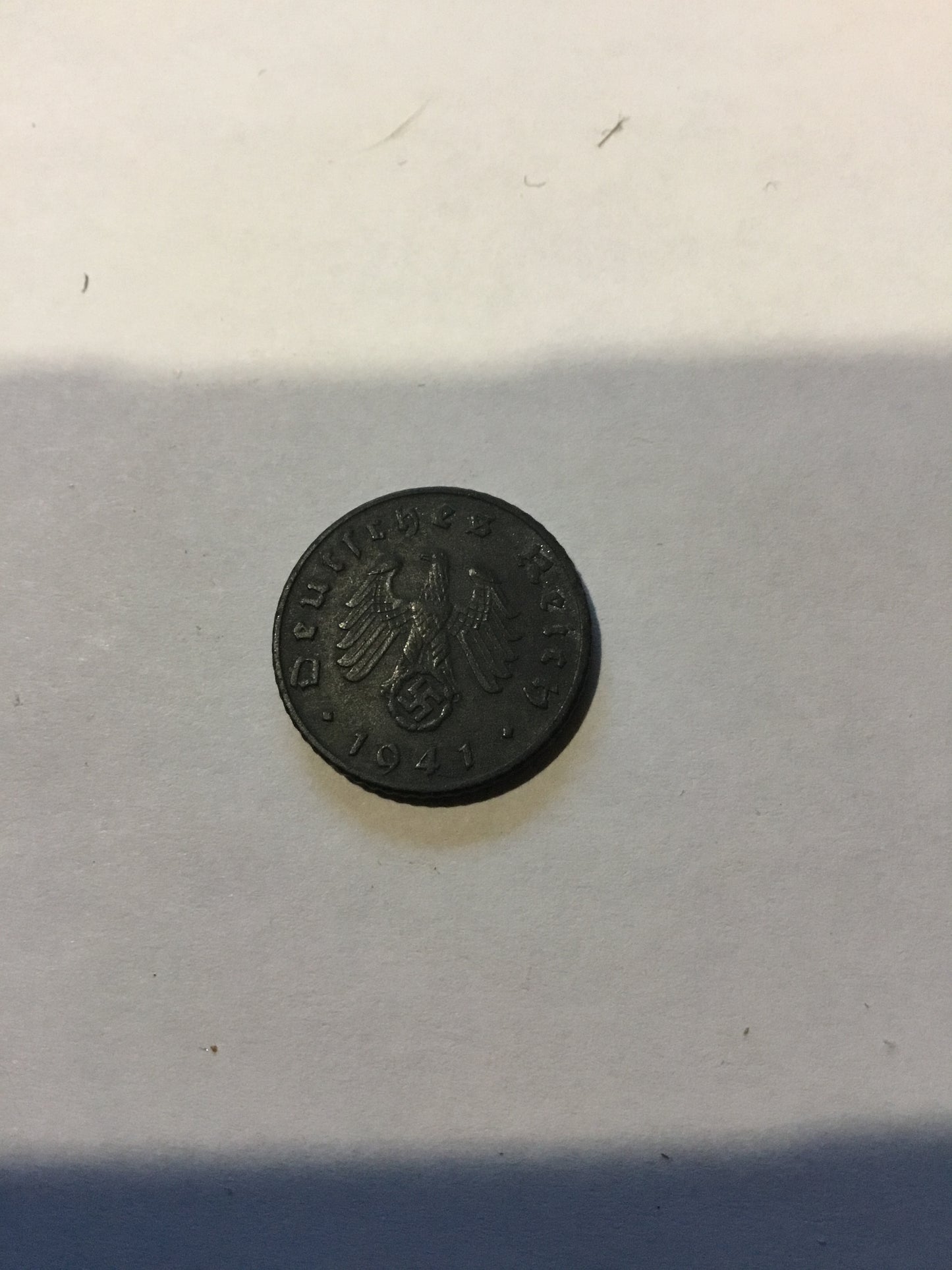 WW11 German 5 pfennig coin 1941