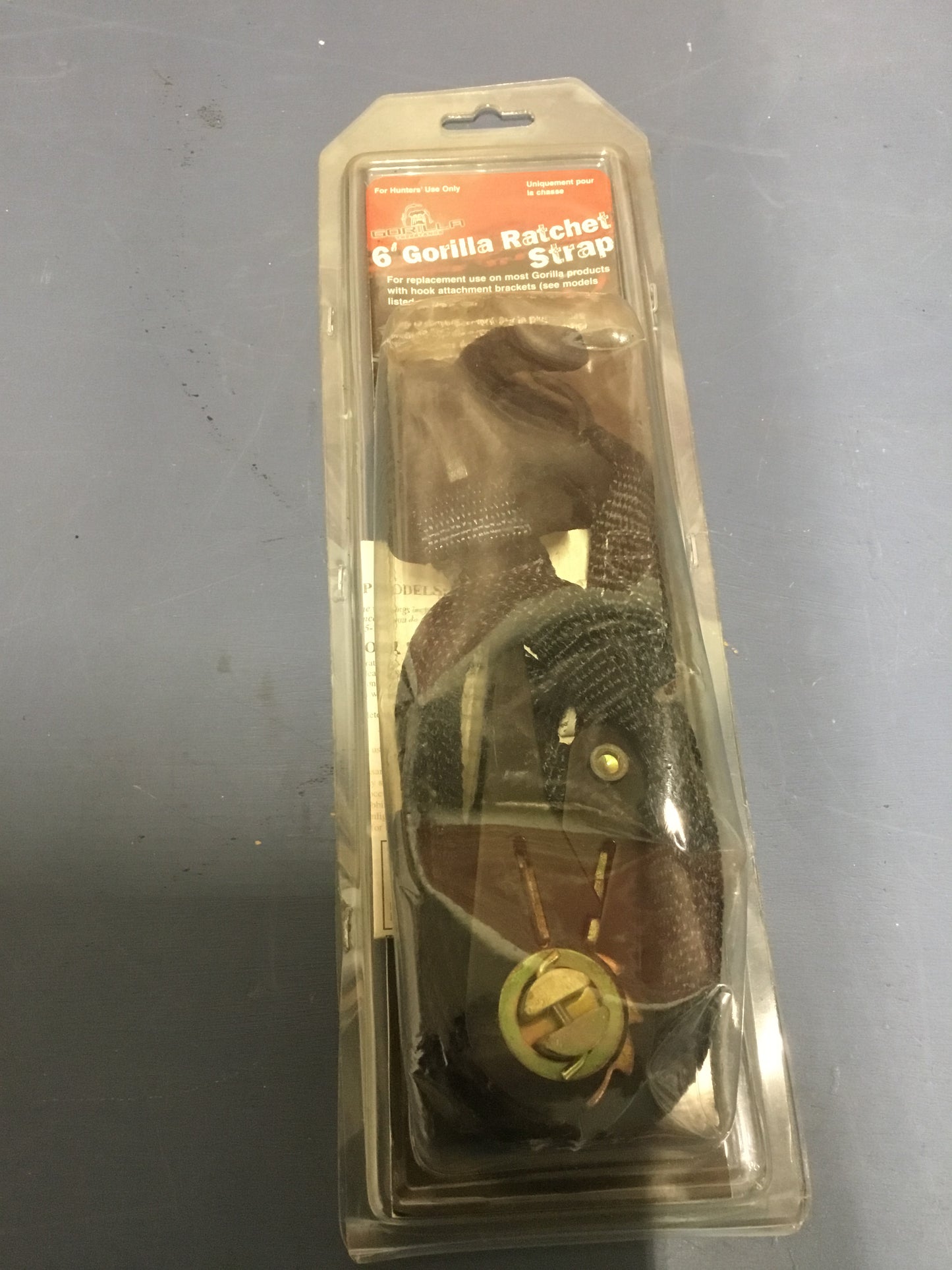 New 6 Foot Gorilla Ratchet Strap , for Hunters Tree Stand