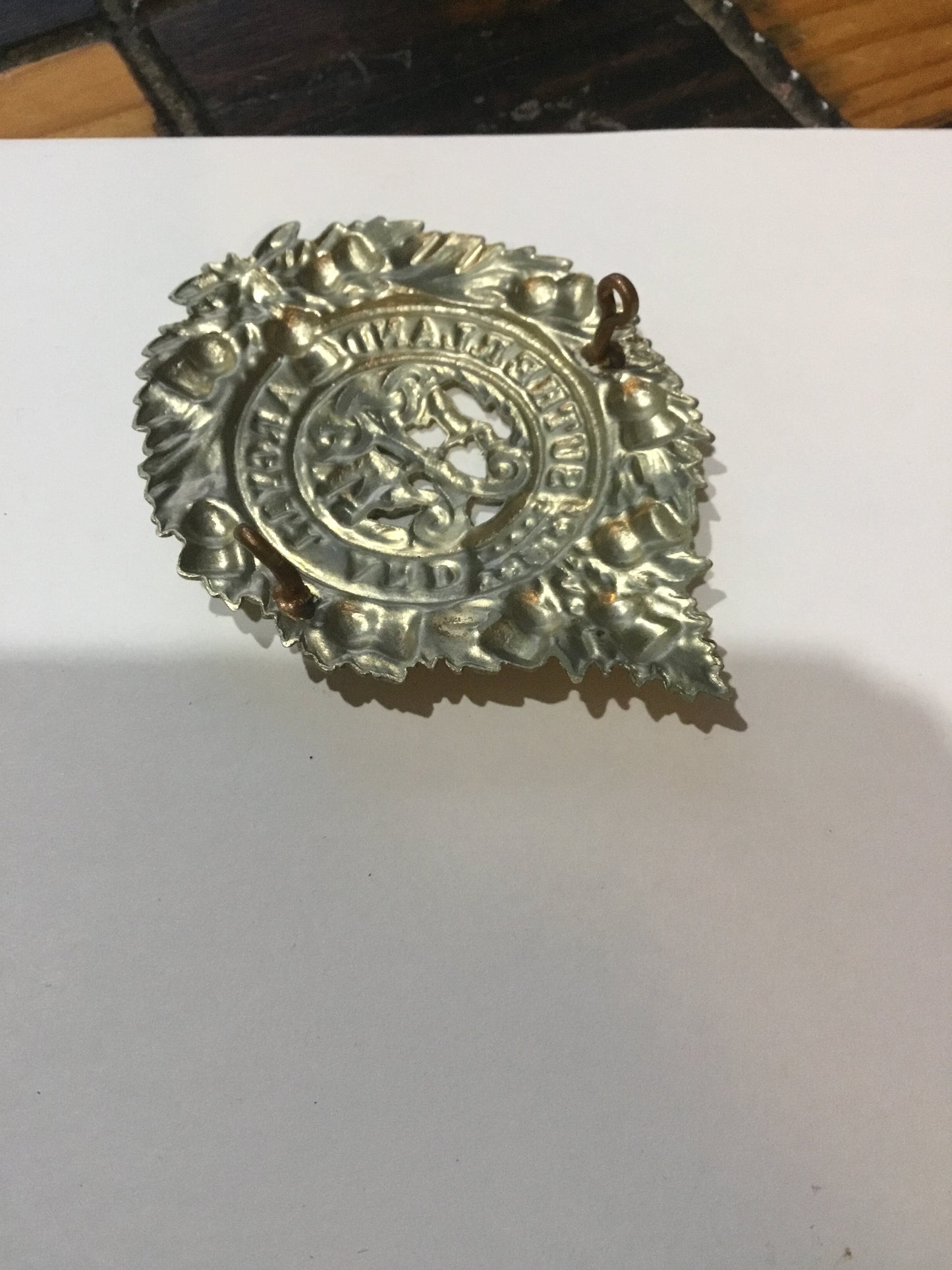 ARGYLL & SUTHERLAND HIGHLANDERS FEATHER BONNET BADGE,