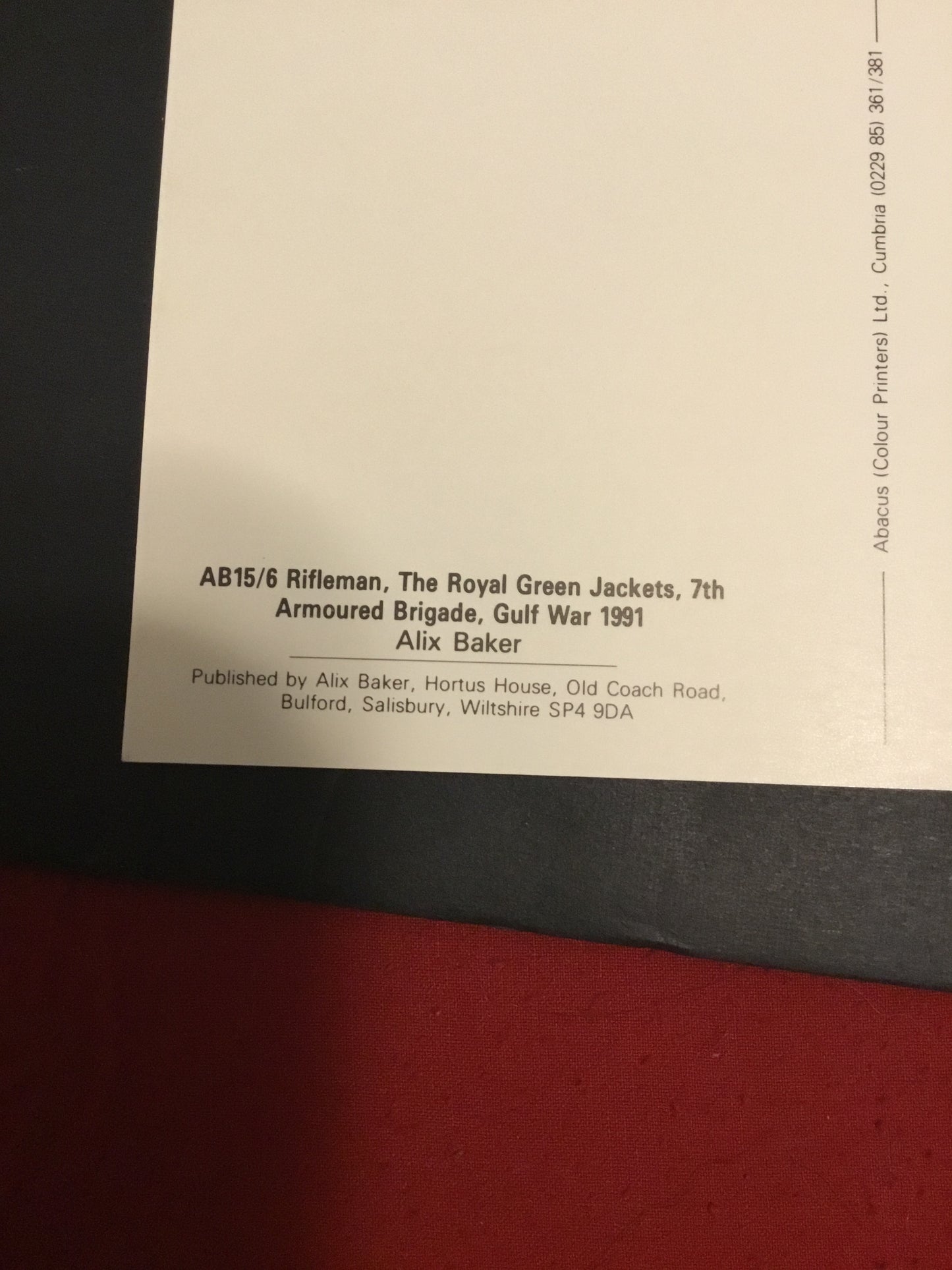 Lot of 12 British Soldier Post Cards by Alix Baker