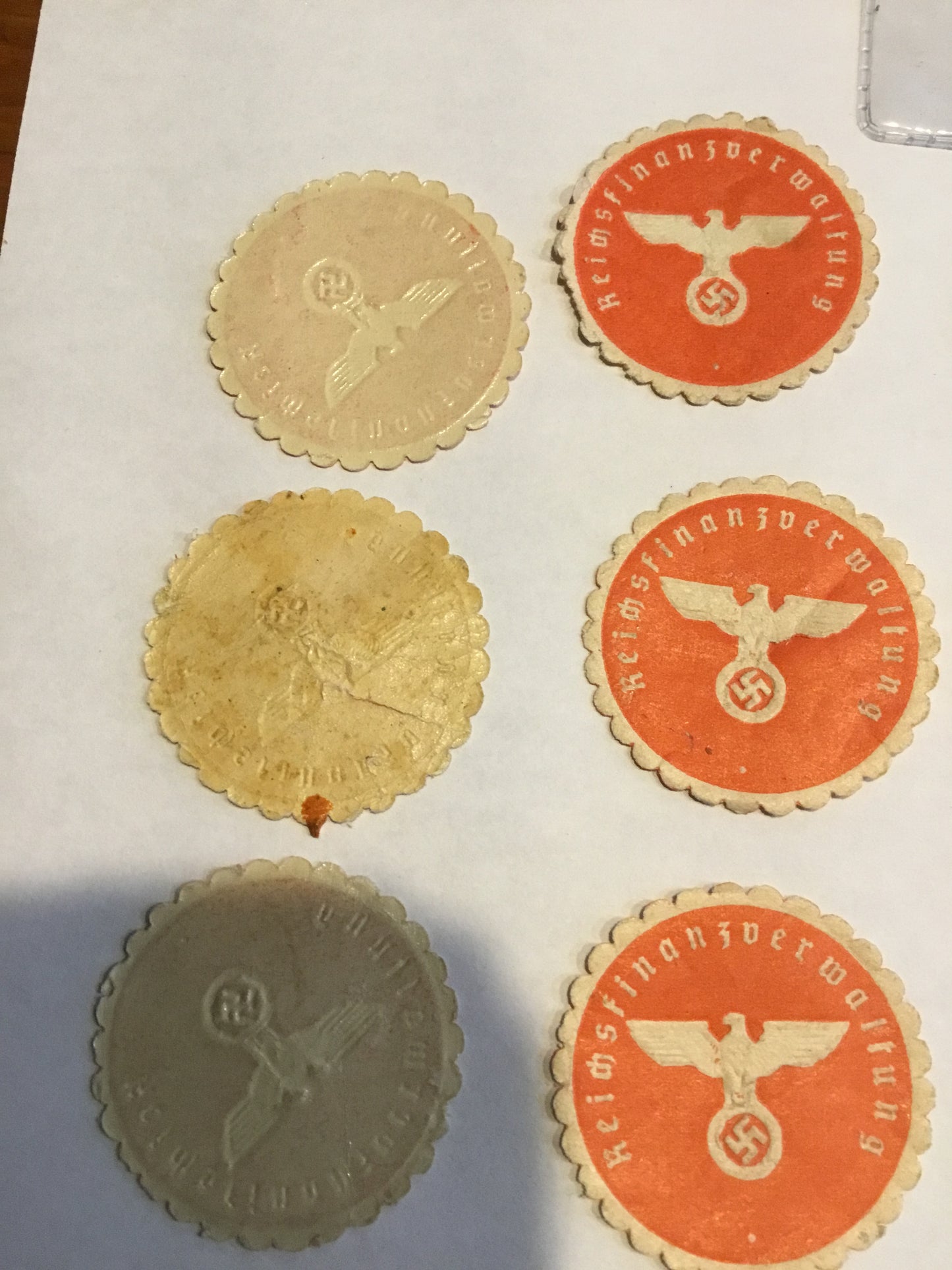Lot of 15 WW11 German field post letter Third Reich Eagle stamp Seals