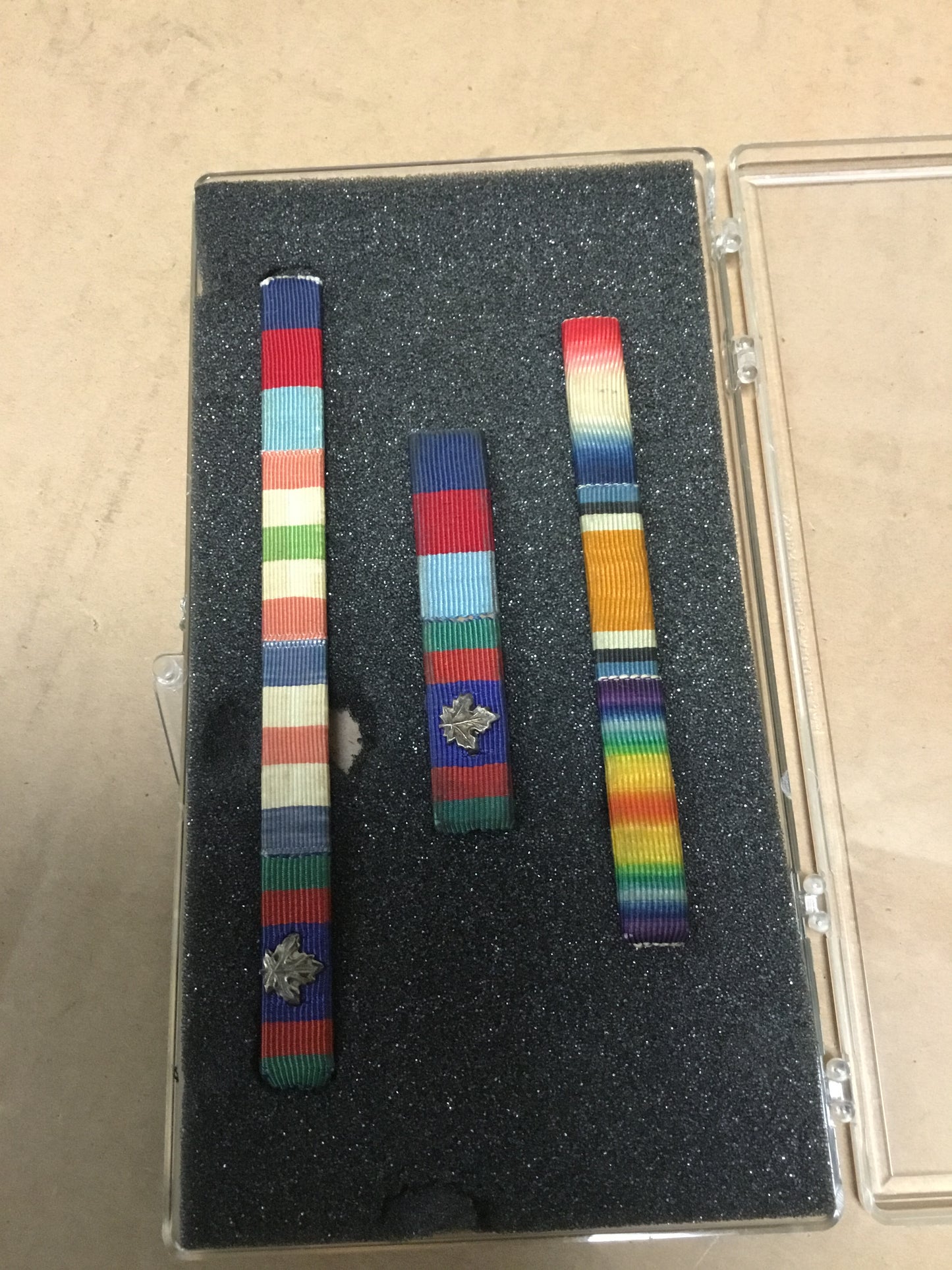 WW1 - World War Two Canadian Medal Ribbon Bars