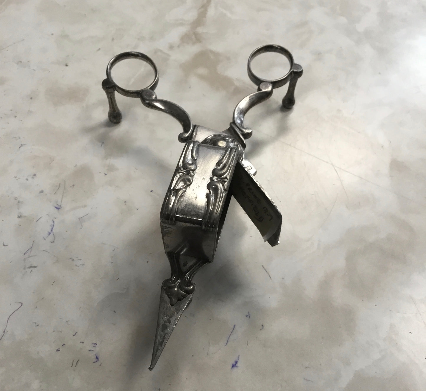 Antique Candle Snuffer, with Hall Marks