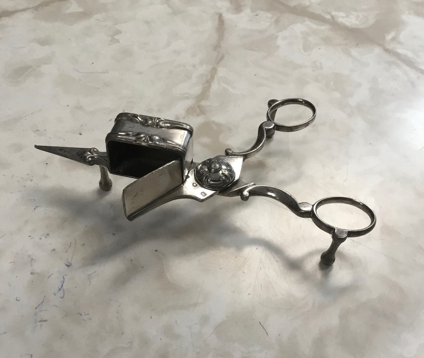 Antique Candle Snuffer, with Hall Marks