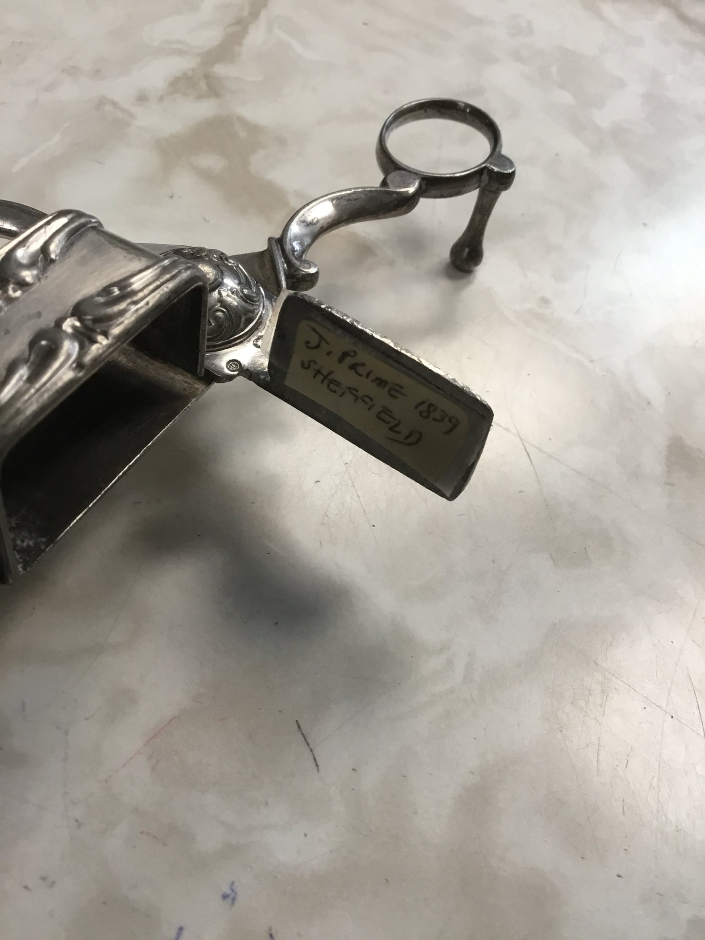 Antique Candle Snuffer, with Hall Marks