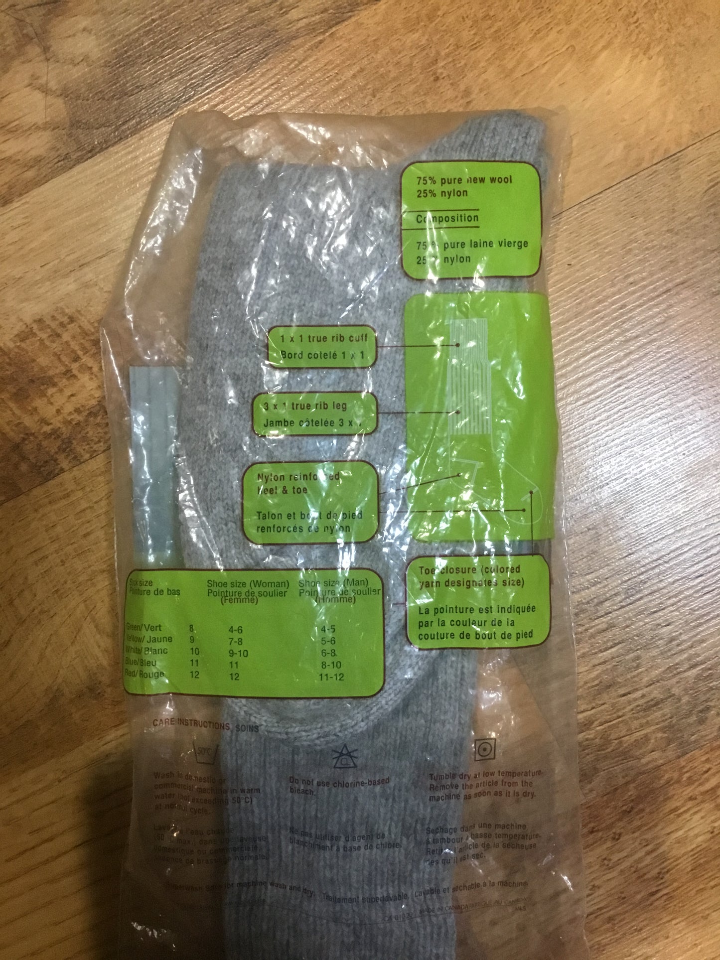 New Military Duray Wool Socks Size 10