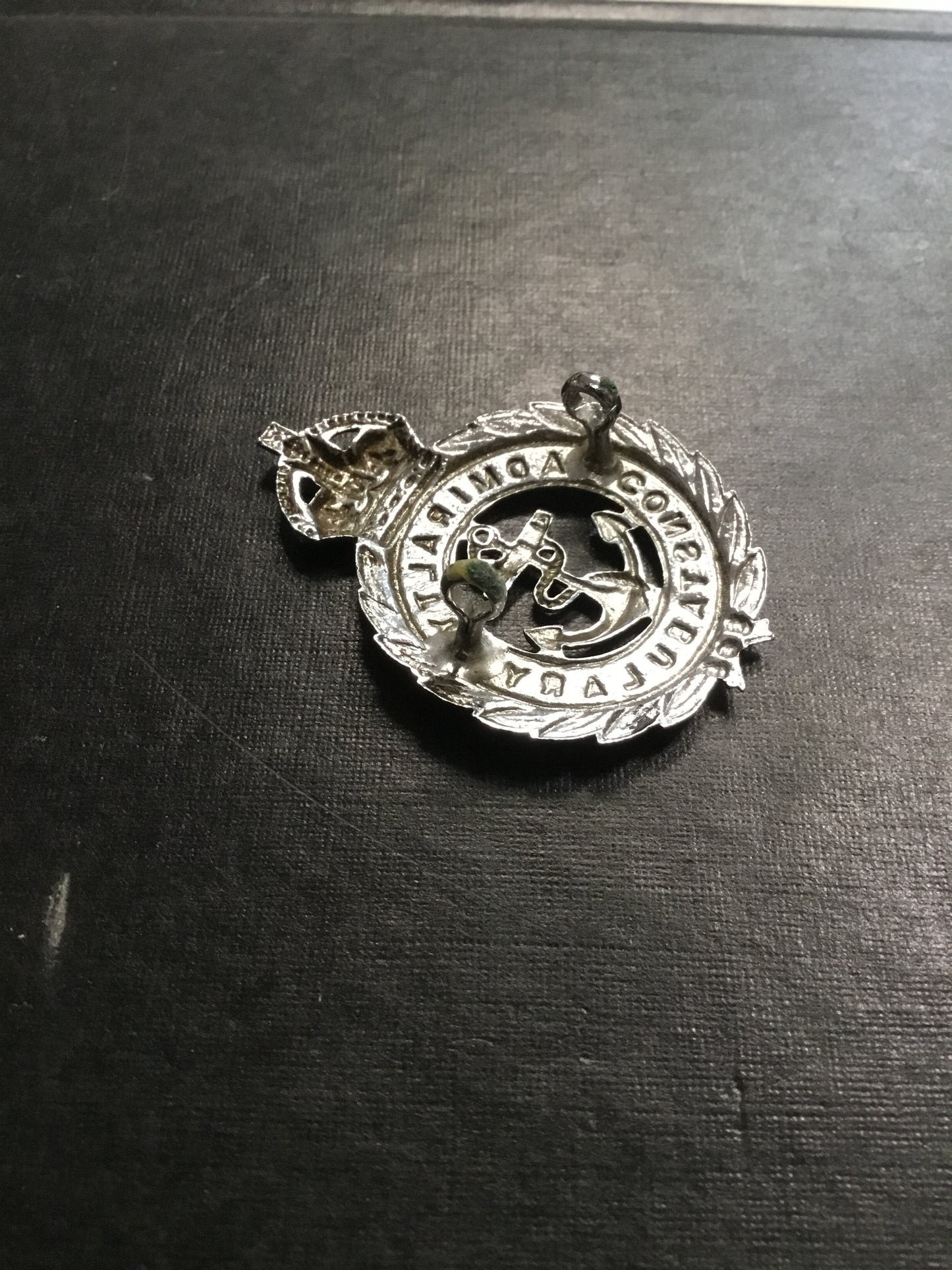 Admiralty Constabulary Chrome Cap Badge - King's Crown