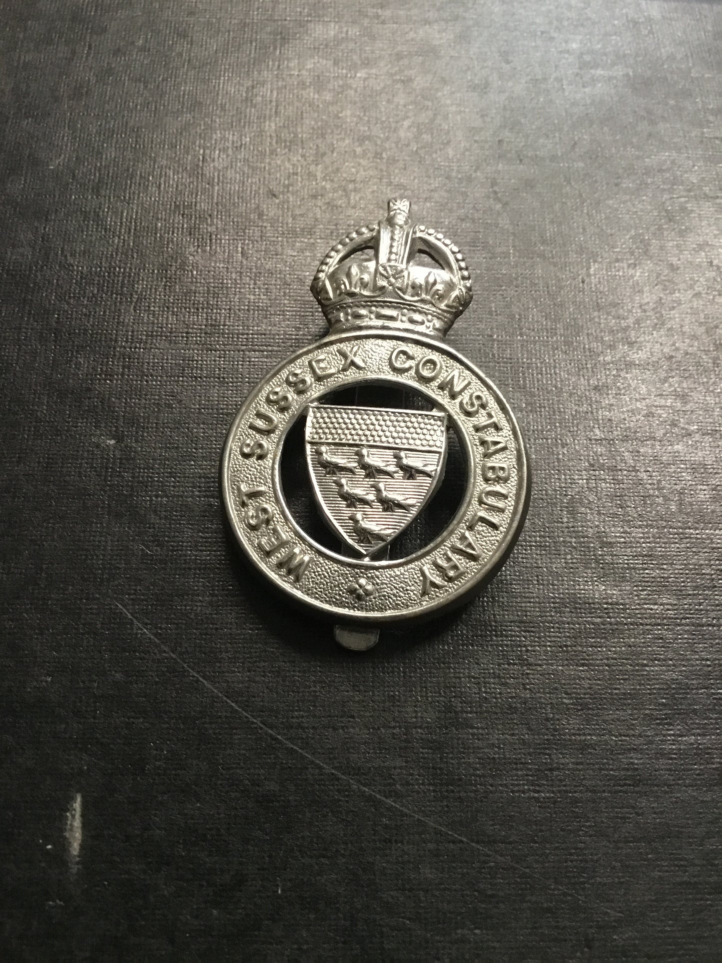 British West Sussex Police Constabulary Badge