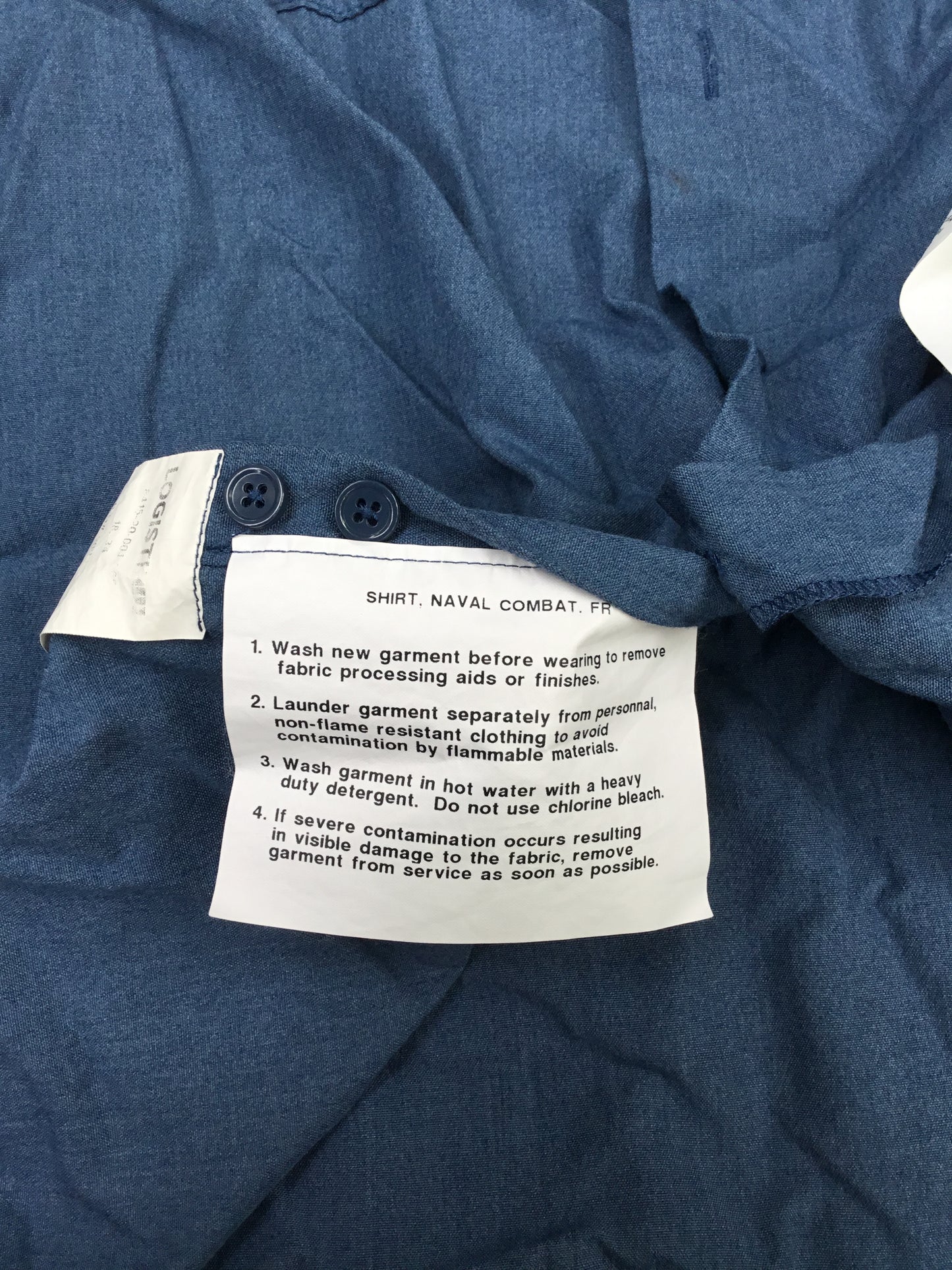 Canadian Navy Combat Shirt Size 18/34