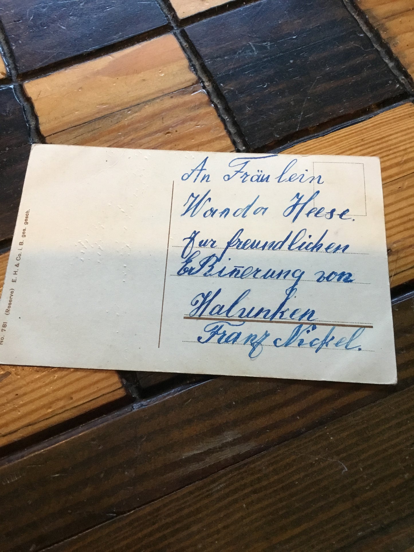 WW1 German Post Cards , comedic , with writing