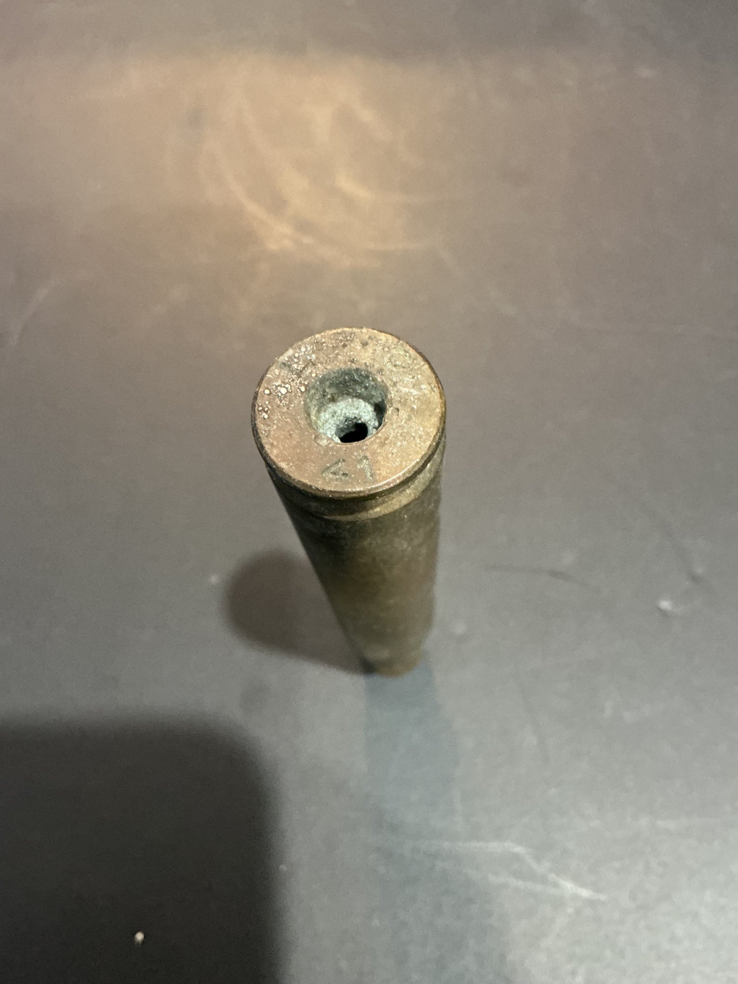 50 Cal . Shell Casing Brass