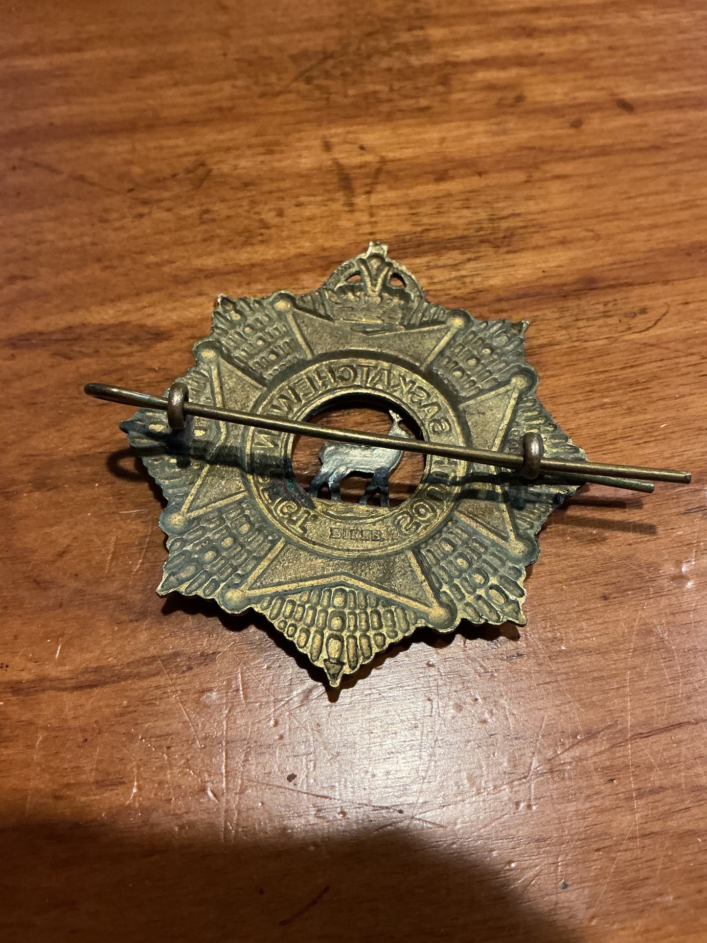 WW11 South Saskatchewan Regiment Cap Badge