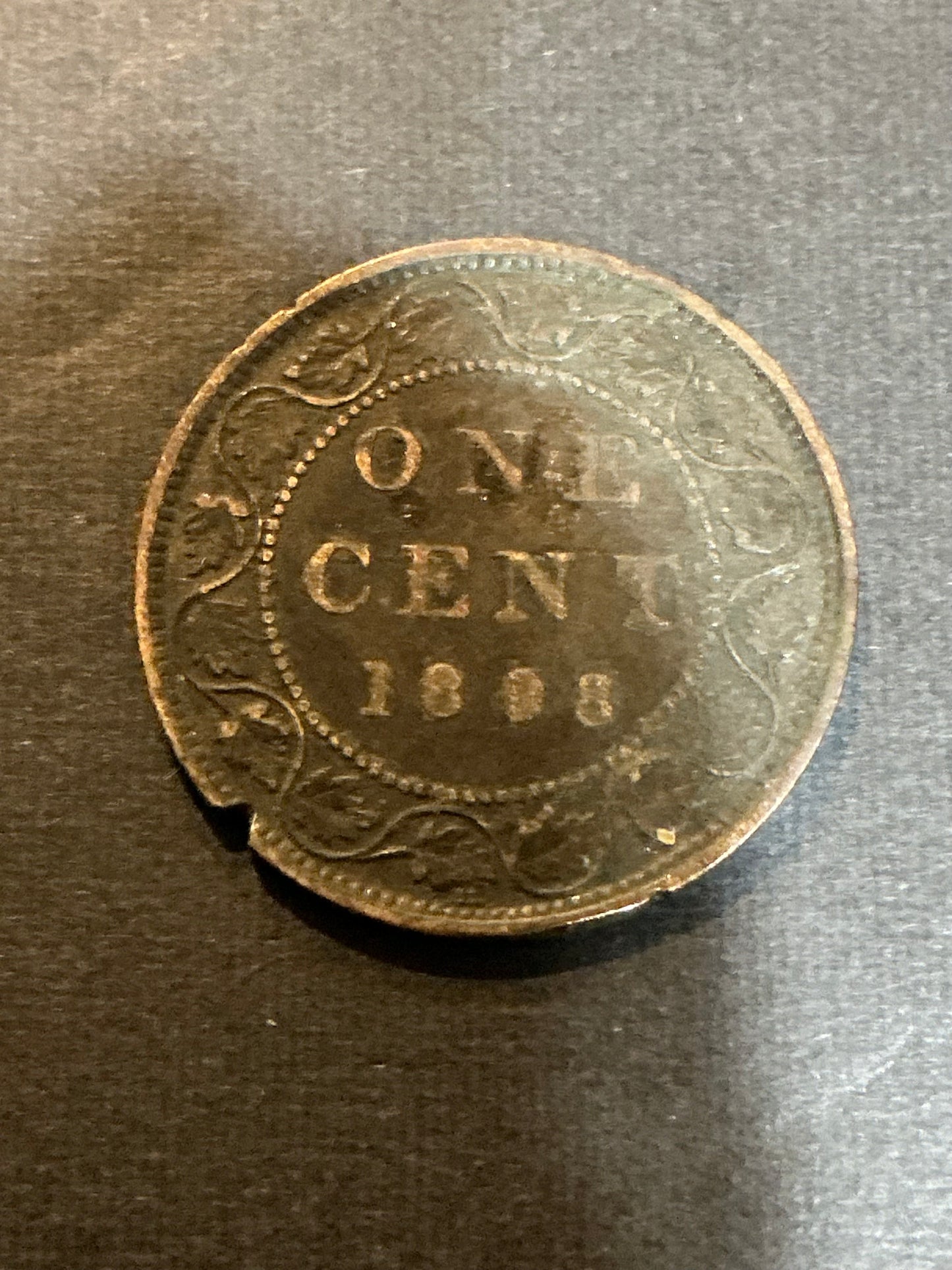 1898 Canada Large Cent Coin Queen Victoria