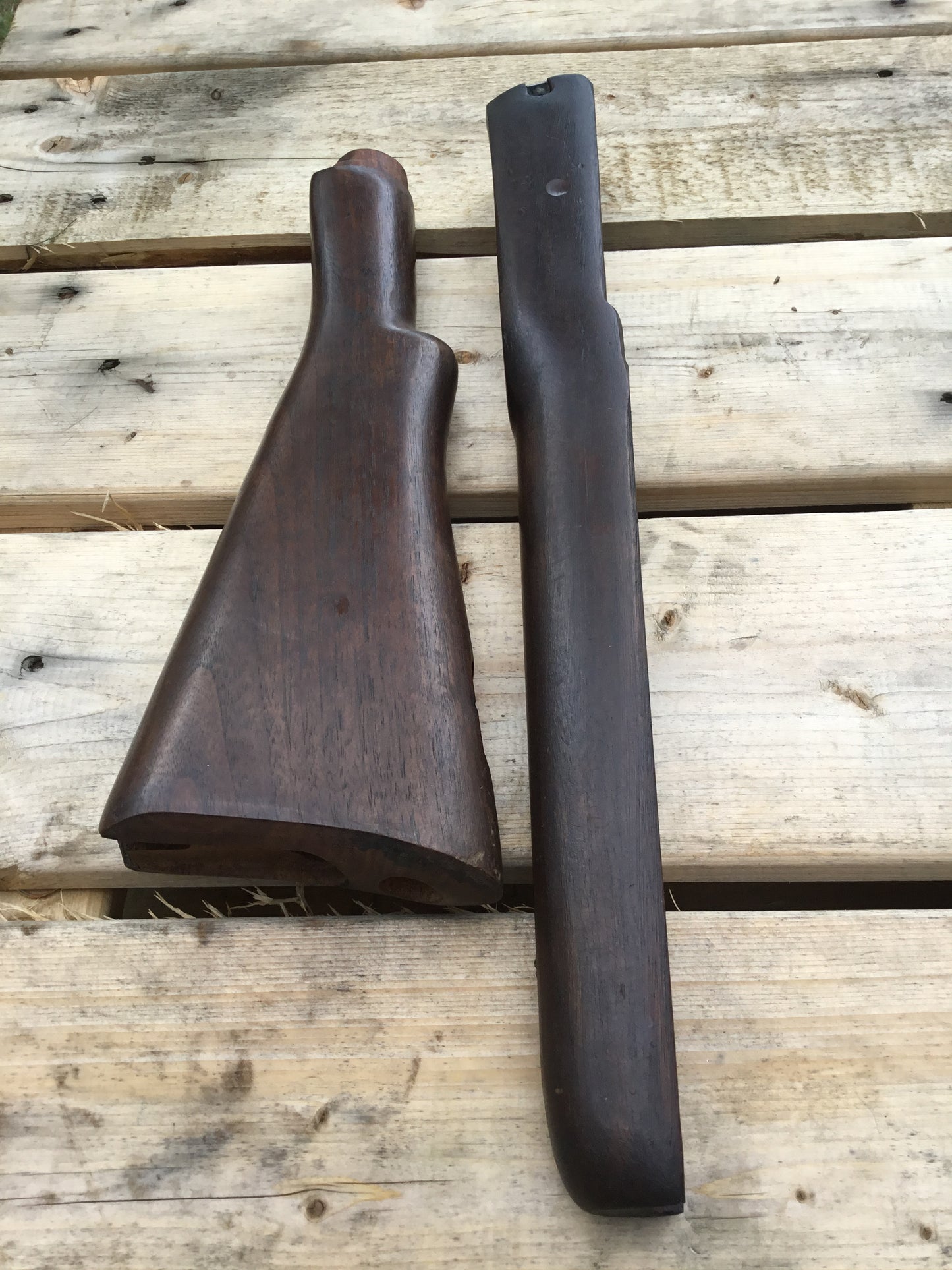 No 4 Lee ENFIELD Rifle Stock and Fore Stock ,SPORTERIZED. No hard ware included .