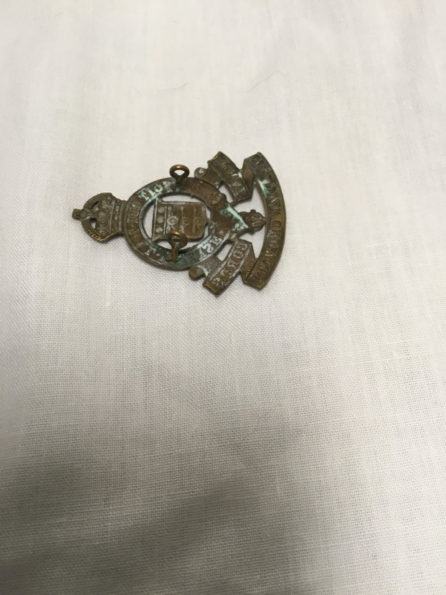 WW11 Royal Canadian ordinance corps badge, kings crown